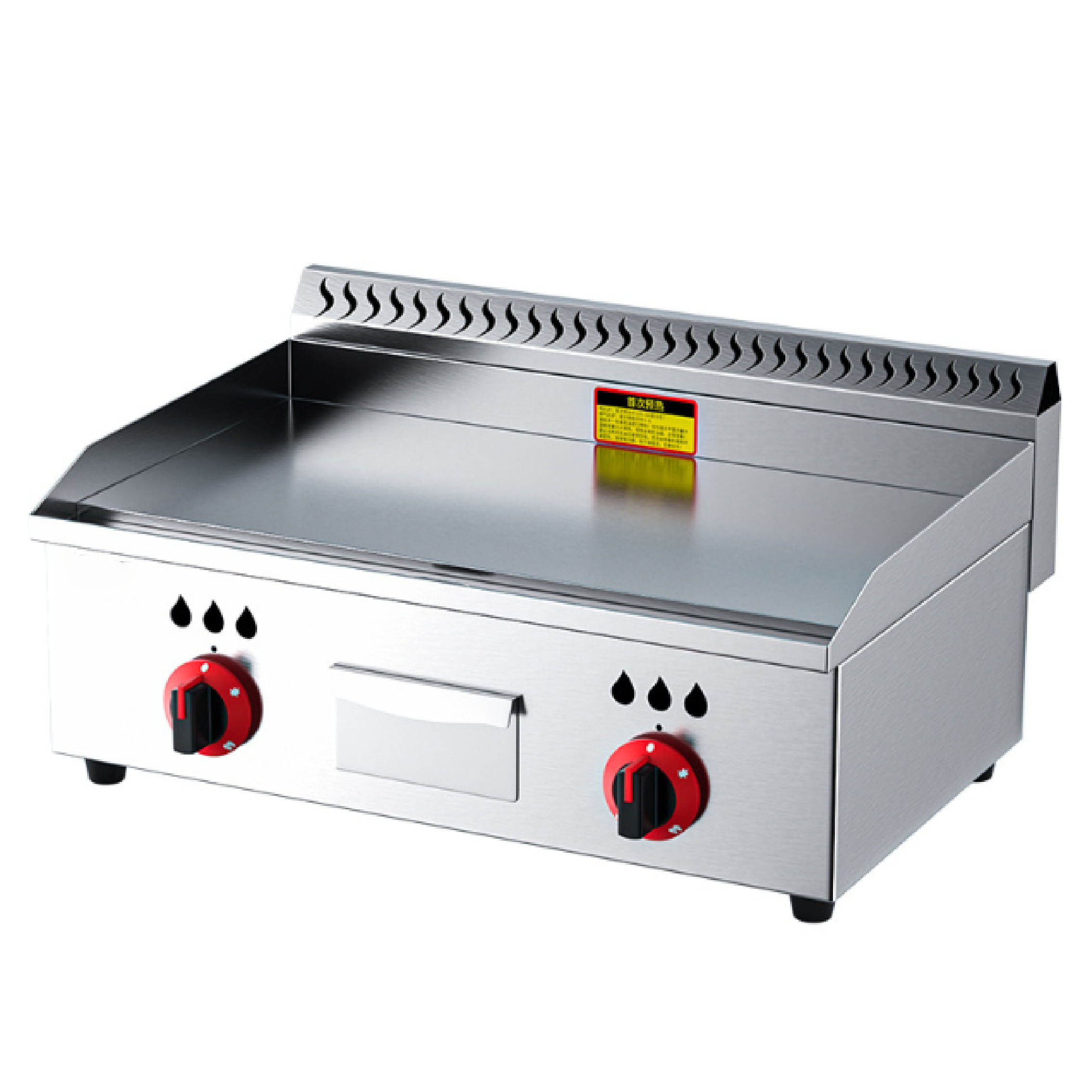 Factory direct sales of electric and gas grills, thickened grilling plates, energy-saving and gas-saving grills for grilling squid and skewers details Picture