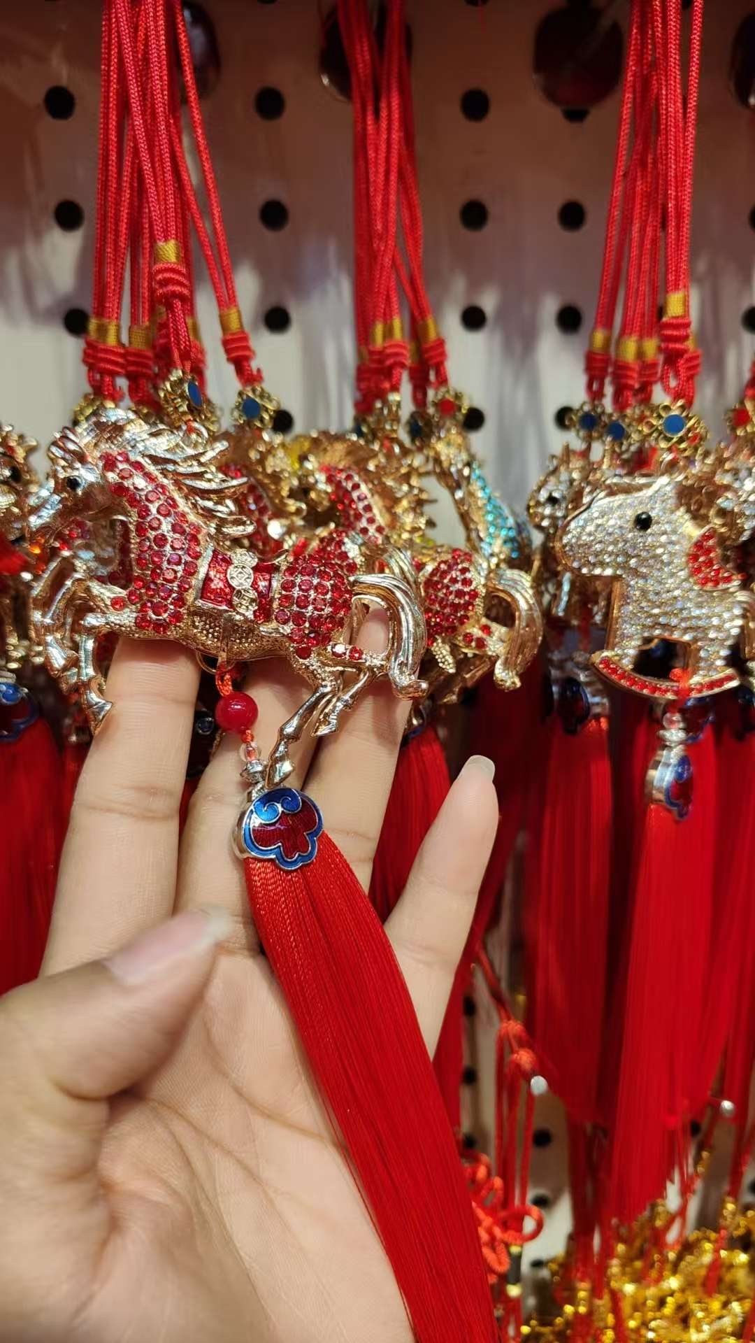 马年新年婚庆挂件办公文化节庆用品中国结喜庆挂件绳艺装饰喜庆氛围用品