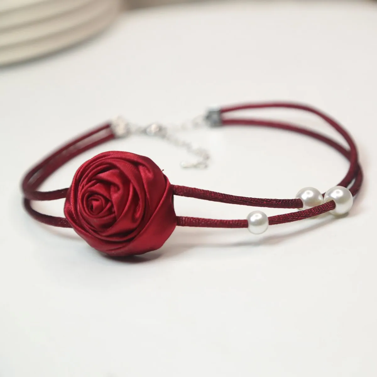 High-end necklace, flower collarbone neck chain, choker neck accessory, charming collar, new Internet celebrity collar, high-end necklace, flower collarbone neck chain, choker neck accessory, charming collar, new Internet celebrity detail image 8