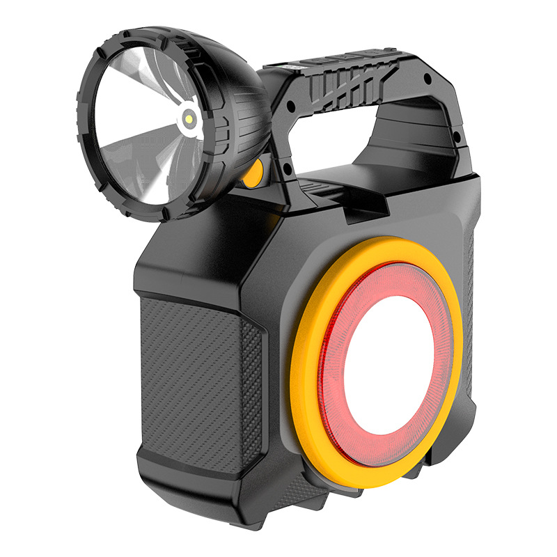 Solar portable lamp, built-in toolkit, LED outdoor lamp, USB charging emergency light, high-power searchlight Item Picture