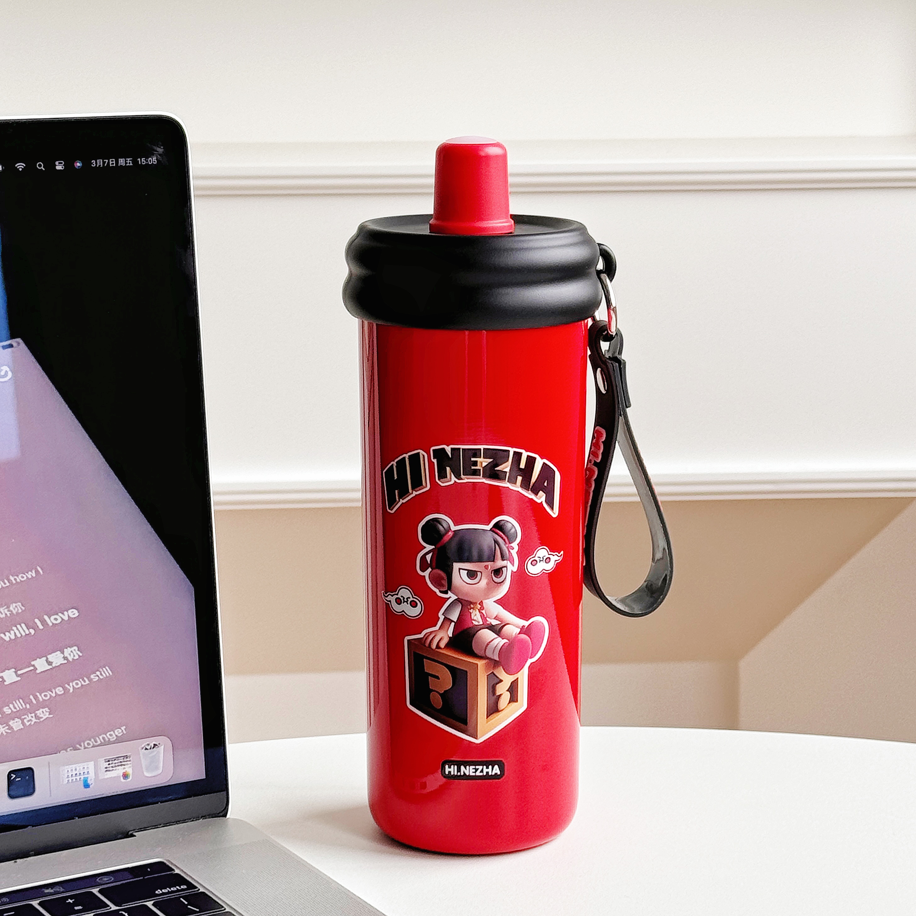 TinkerTot,NeZha保温杯水杯四件套,内316外304,冬日精选水杯保温详情图2