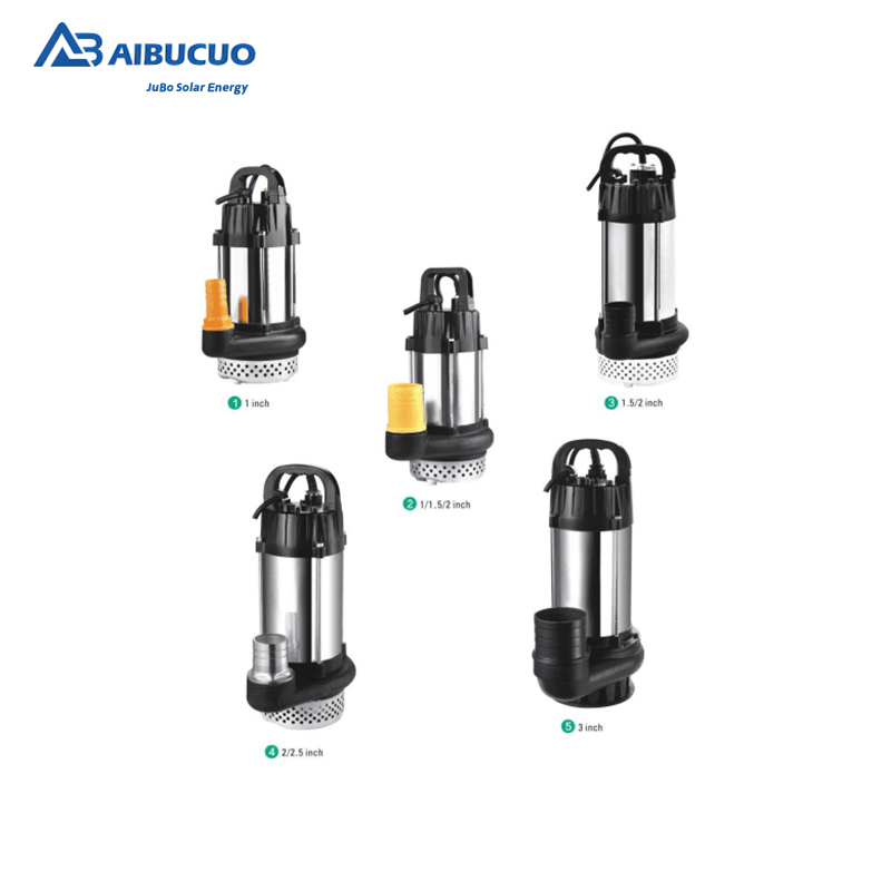 AIBUCUO Jubo DC brushless cutting sewage pump, solar irrigation pump, stainless steel pipe submersible pump ZWQ Specification image