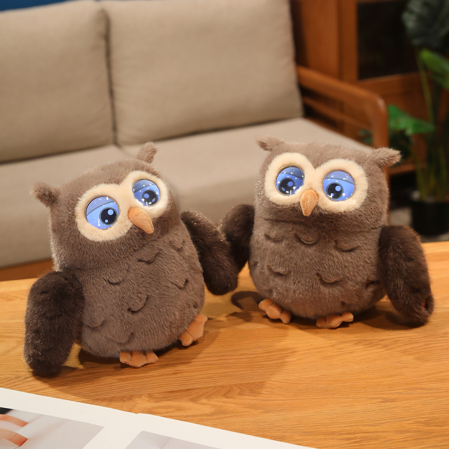 Plush creative cartoon doll brooch, Star Delu, Daphne Bear, Tony Cat, Lina Belle doll head, decorative accessories, AI intelligence Item Picture