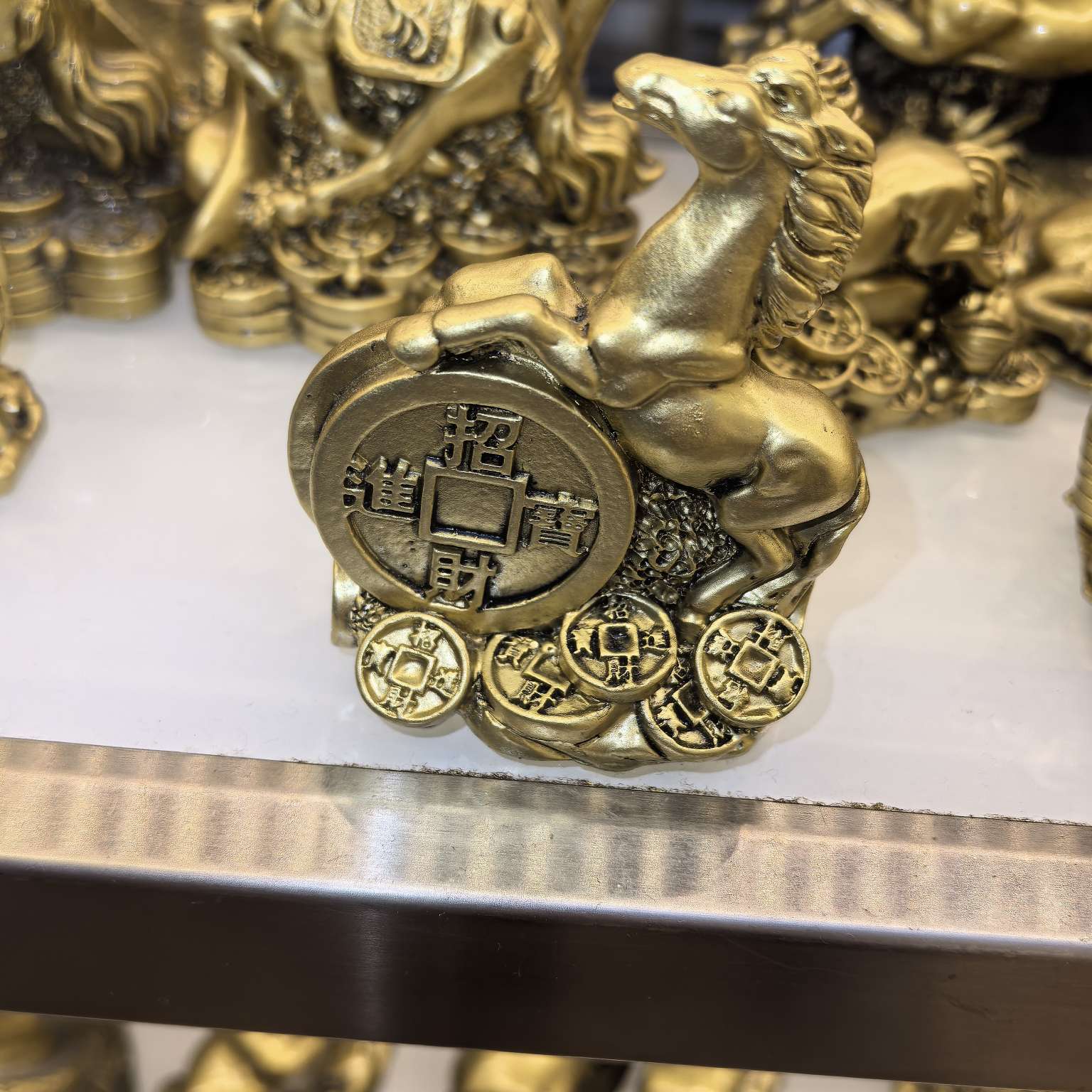 工艺品礼品树脂摆件汽车装饰家居喜庆摆件潮玩盲盒创意收藏仿铜树脂工艺品