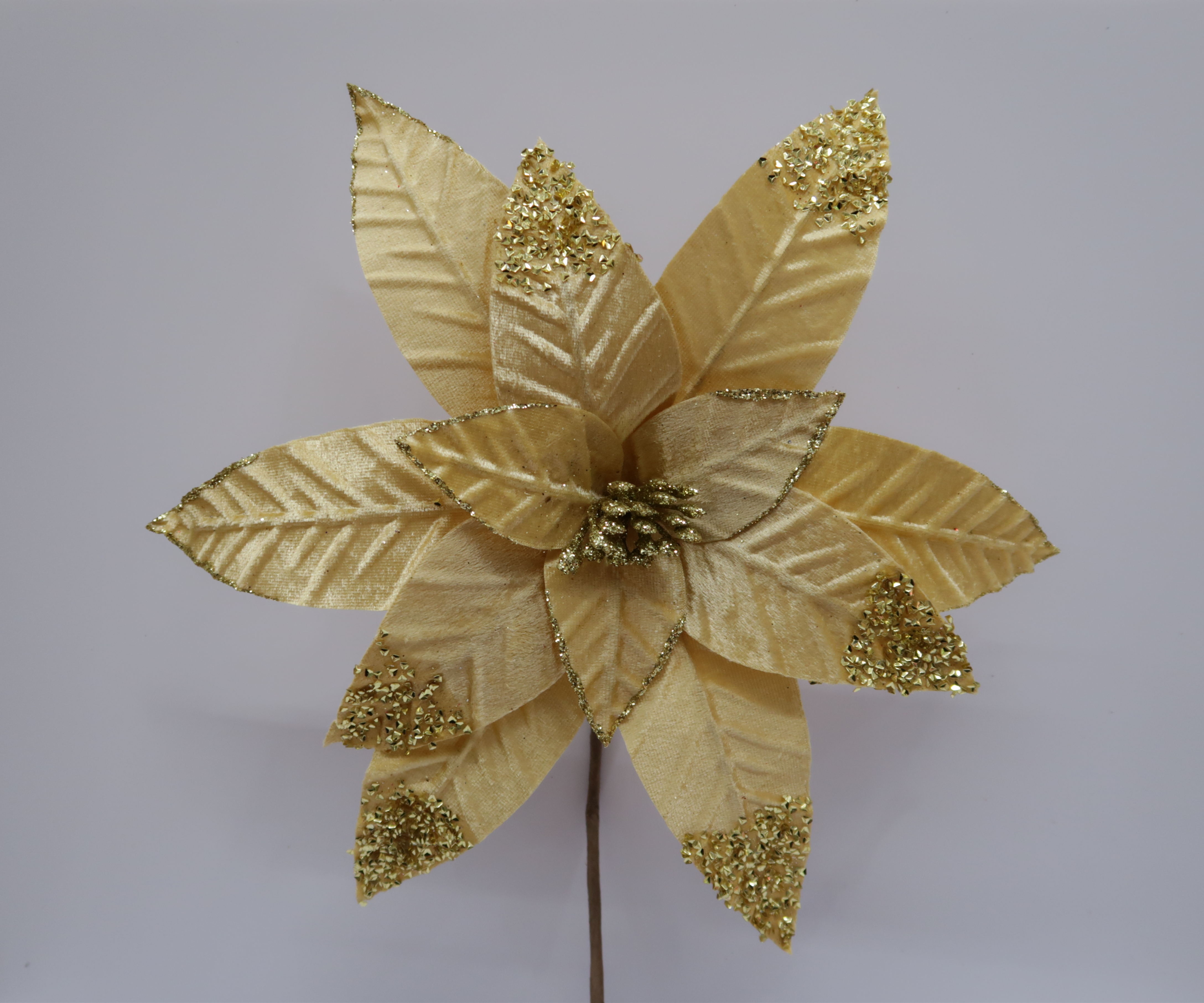 32CM Christmas plush fabric simulation decorative flower Application Scenario