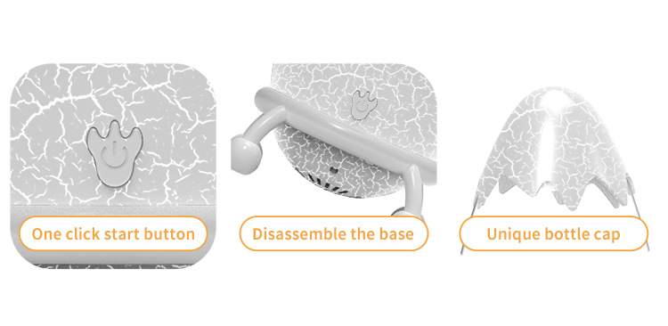 恐龙蛋led水母灯usb七彩变色氛围灯创意小夜灯静音桌面装饰小灯 圣诞详情图3