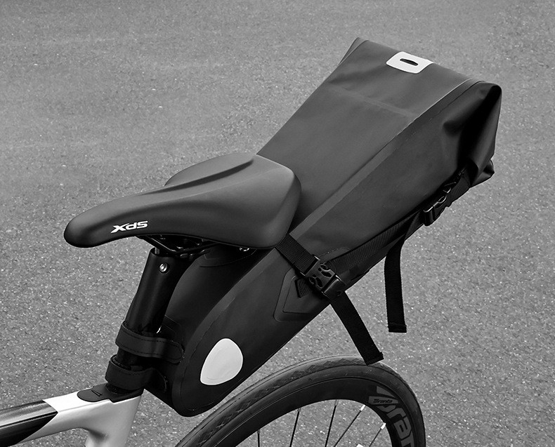 250305 bolsa de cola impermeable de bicicleta bolsa de silla de montar de bicicleta bolsa de tubo de asiento impermeable sin costura bolsa de cojín equipo de ciclismo pic 18