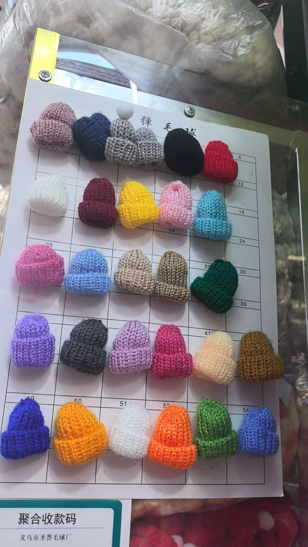 圣诞节小帽子迷你小围巾红色绿色装饰挂件玩偶仙人掌节日造景装扮 diy