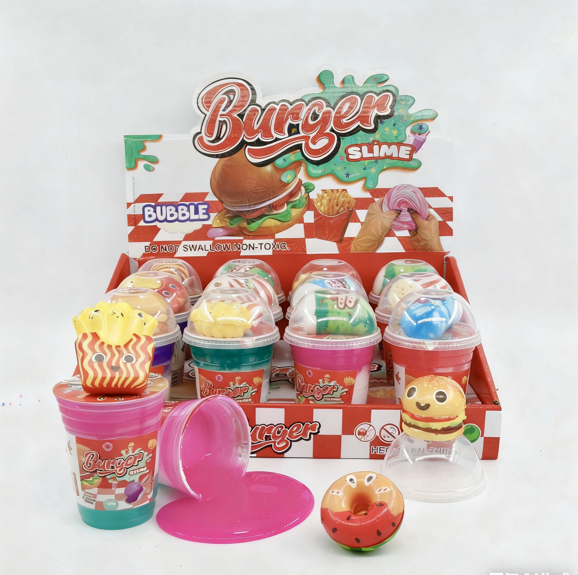 Hamburg-themed slime is a children's educational toy exclusively for export and factory direct sales details Picture