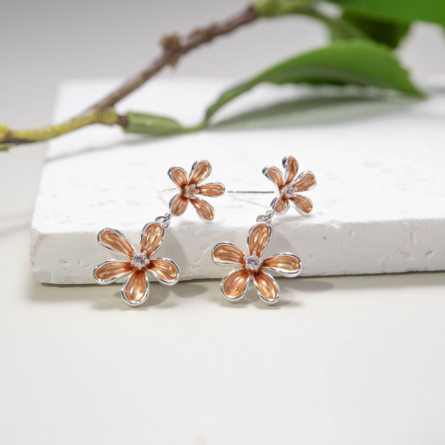 Xuhui brand exquisite copper-plated real gold 925 silver needle French retro super fairy simple design fashionable stud earrings details Picture