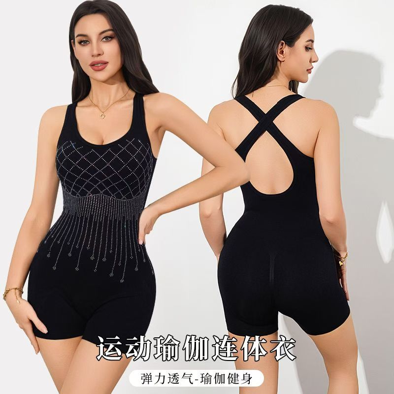 Tight-fitting body-shaping clothing for women from Europe and America [Cross-border body-shaping one-piece briefs] undefined
