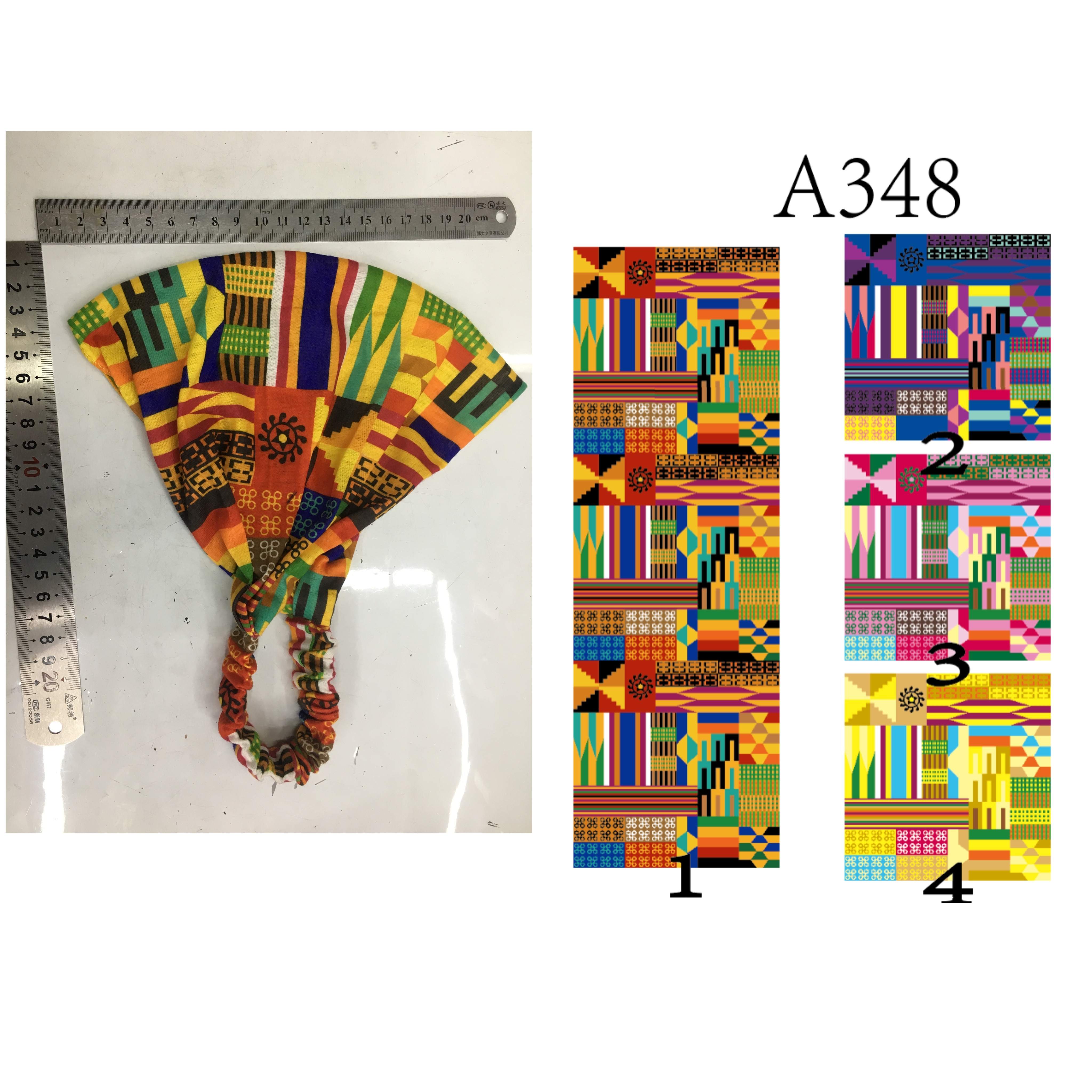 三角巾阿拉伯/头巾别针/塑料爱心/阿拉伯男士头巾/手工编制花产品图