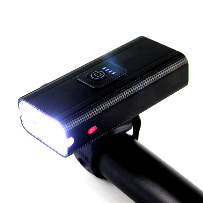 New bicycle headlight USB charging, strong light, rainproof, night mountain bike flashlight, cycling equipment accessories pic 6
