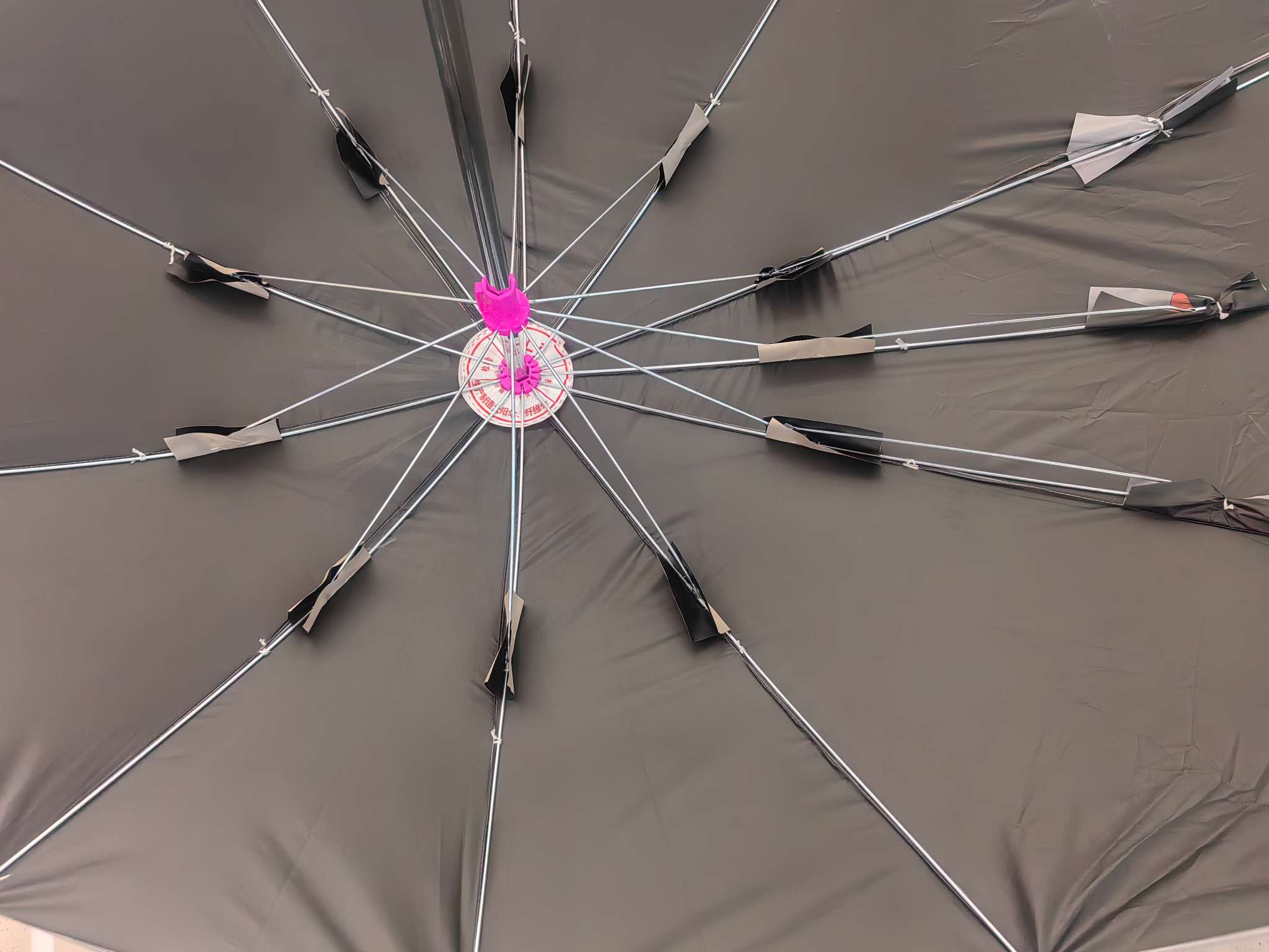 黑胶布卡通电动车雨伞加长电动车遮阳伞通用踏板车电瓶车雨伞雨棚定制电瓶车挡雨防晒伞细节图