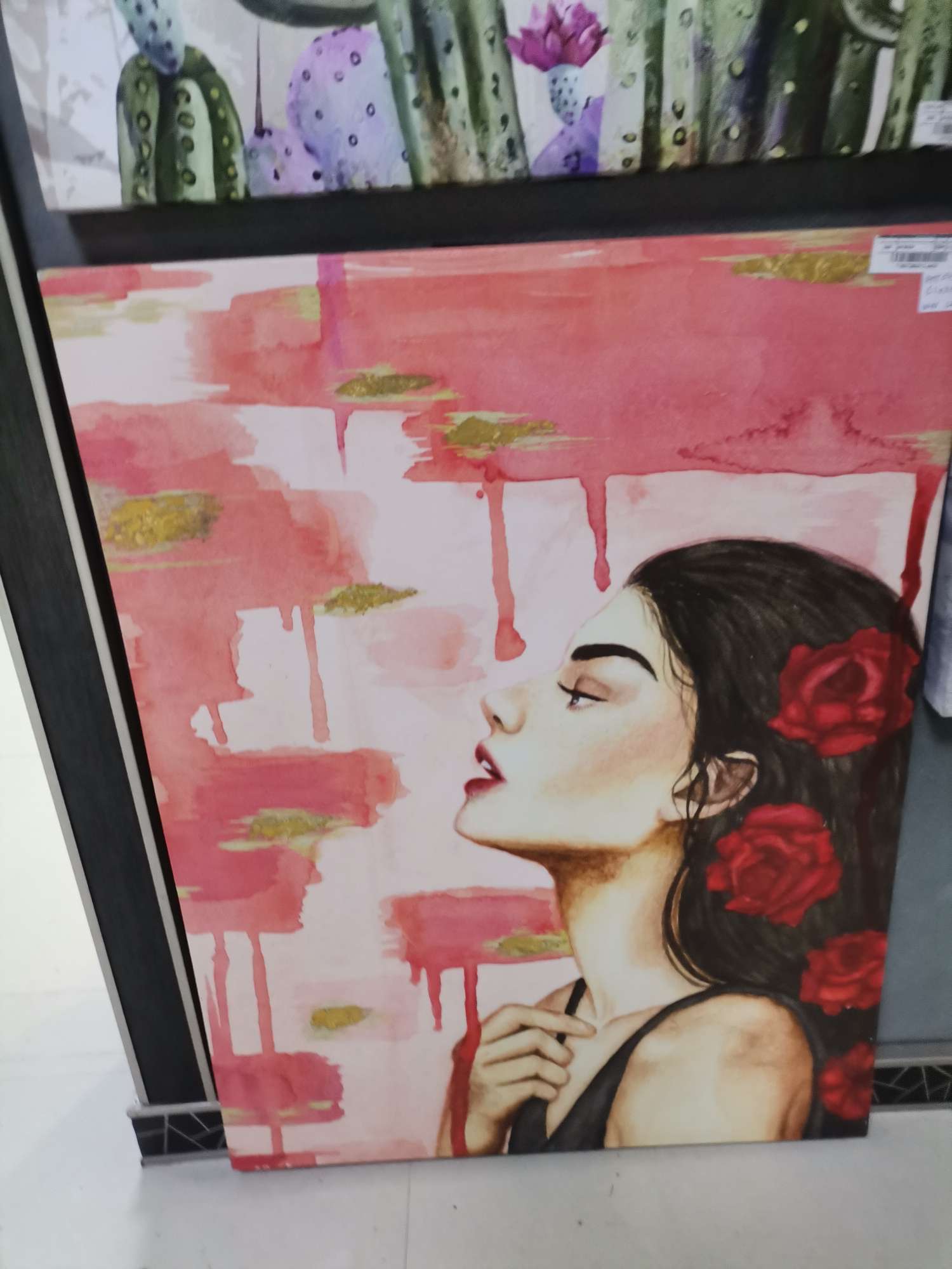 现代新中式装饰画油画居家酒店客厅装饰画11油画156