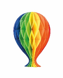 Window store decoration paper honeycomb balls, parachute honeycomb paper balls, special-shaped honeycomb balls details Picture