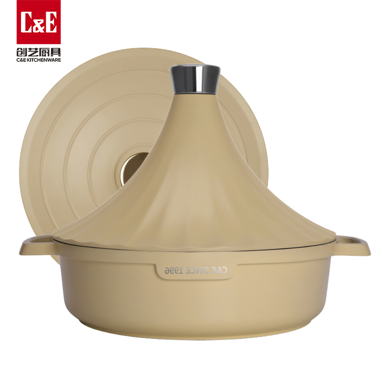 C&E创艺蒸锅新款高颜值塔吉锅厨房用品家用批发