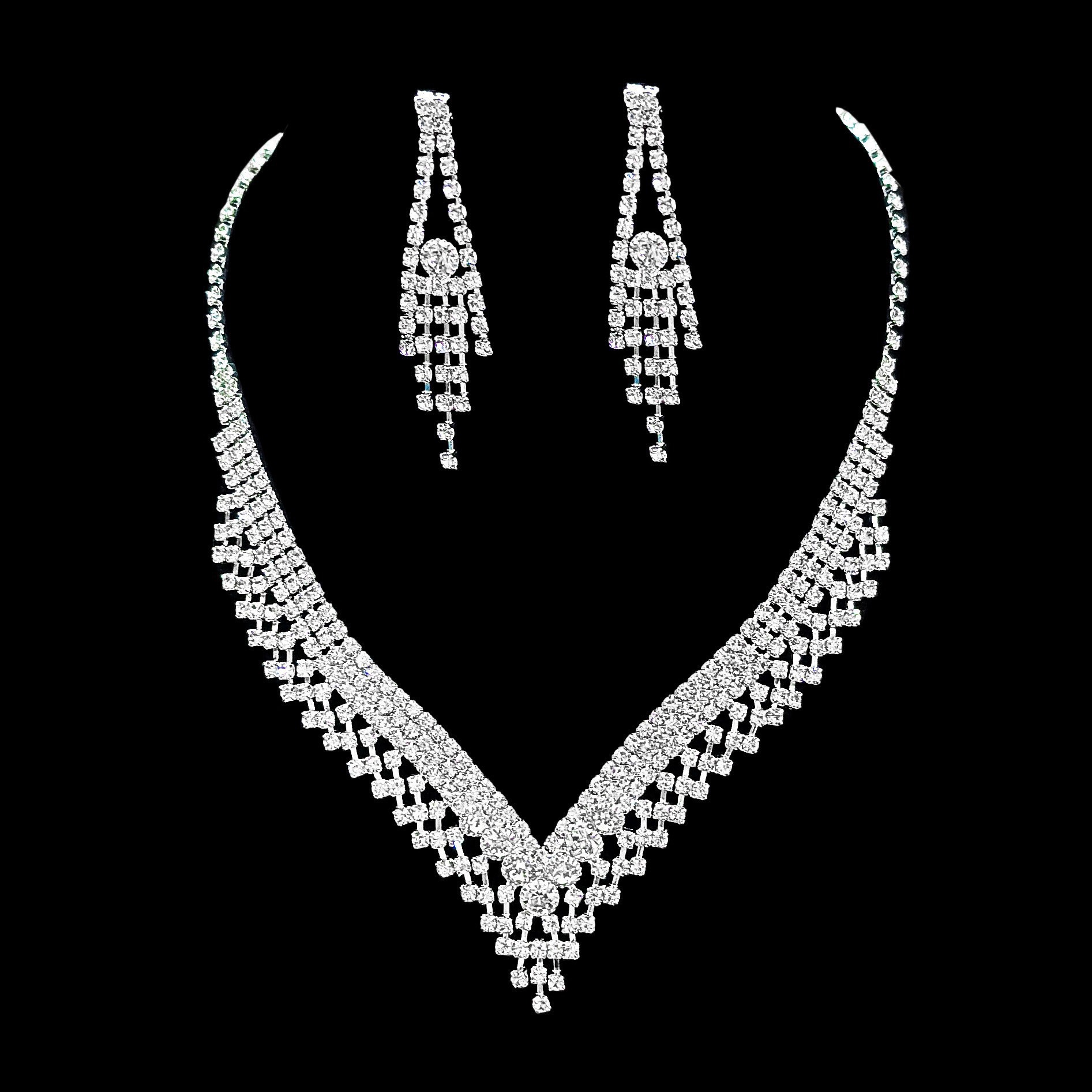 项链/首饰/不锈钢项链/水钻瓜链项链/珍珠项链产品图