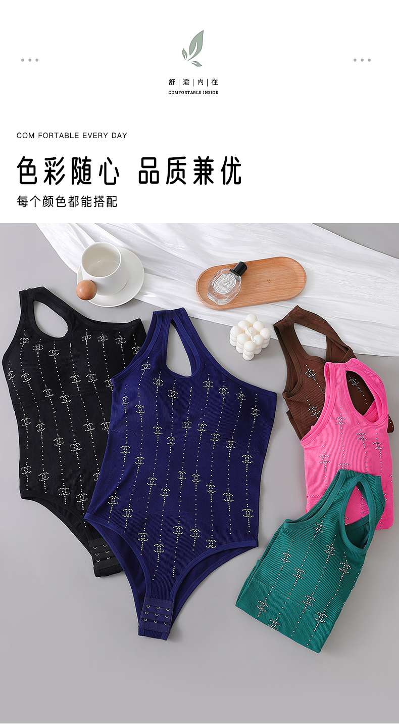Cross-border body-shaping one-piece triangle pants 】 Body-shaping clothing for women, tight European and American style undefined