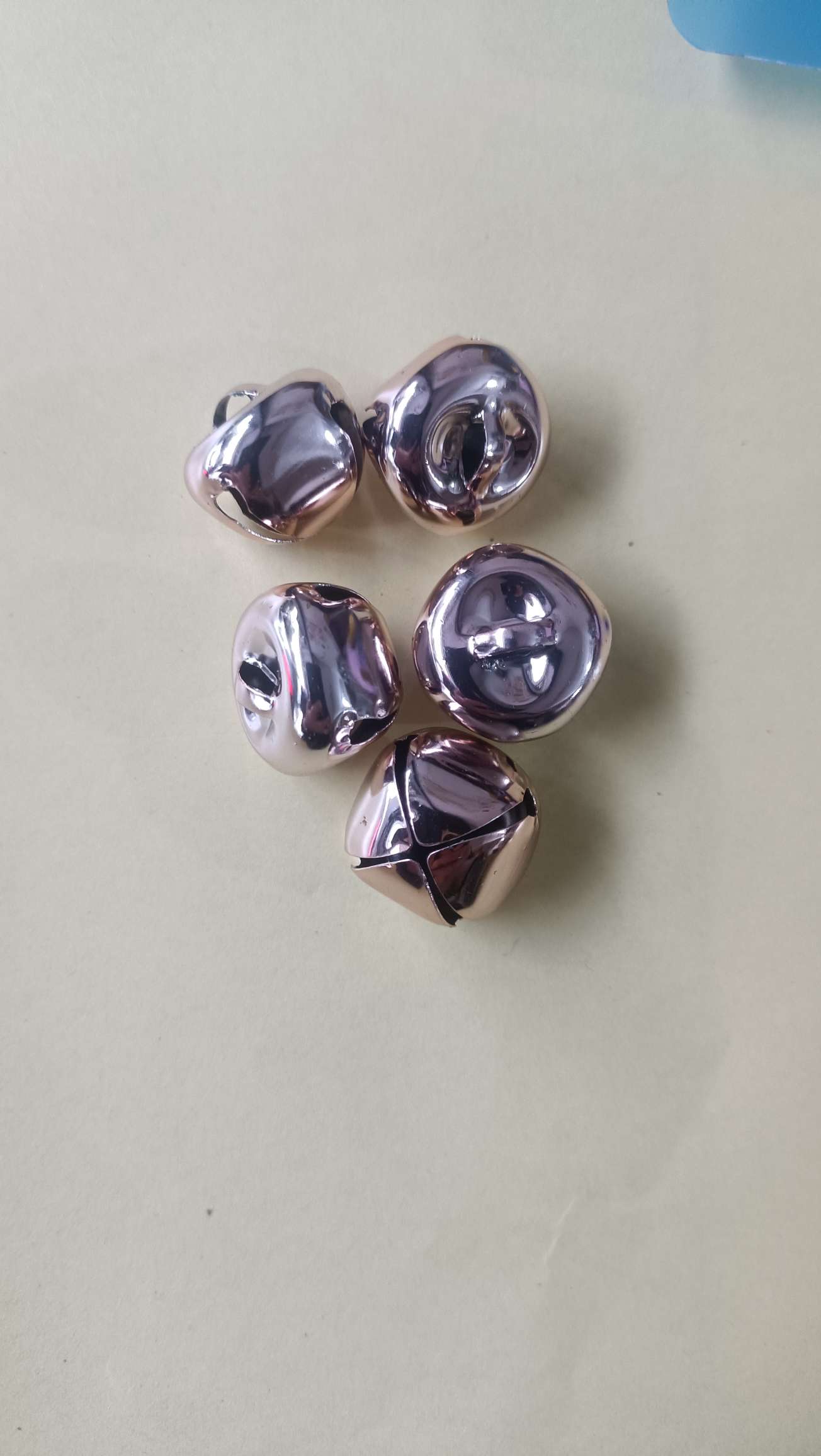 香槟金十字铃铛挂饰工艺品圣诞装饰铃铛挂件厂家直销