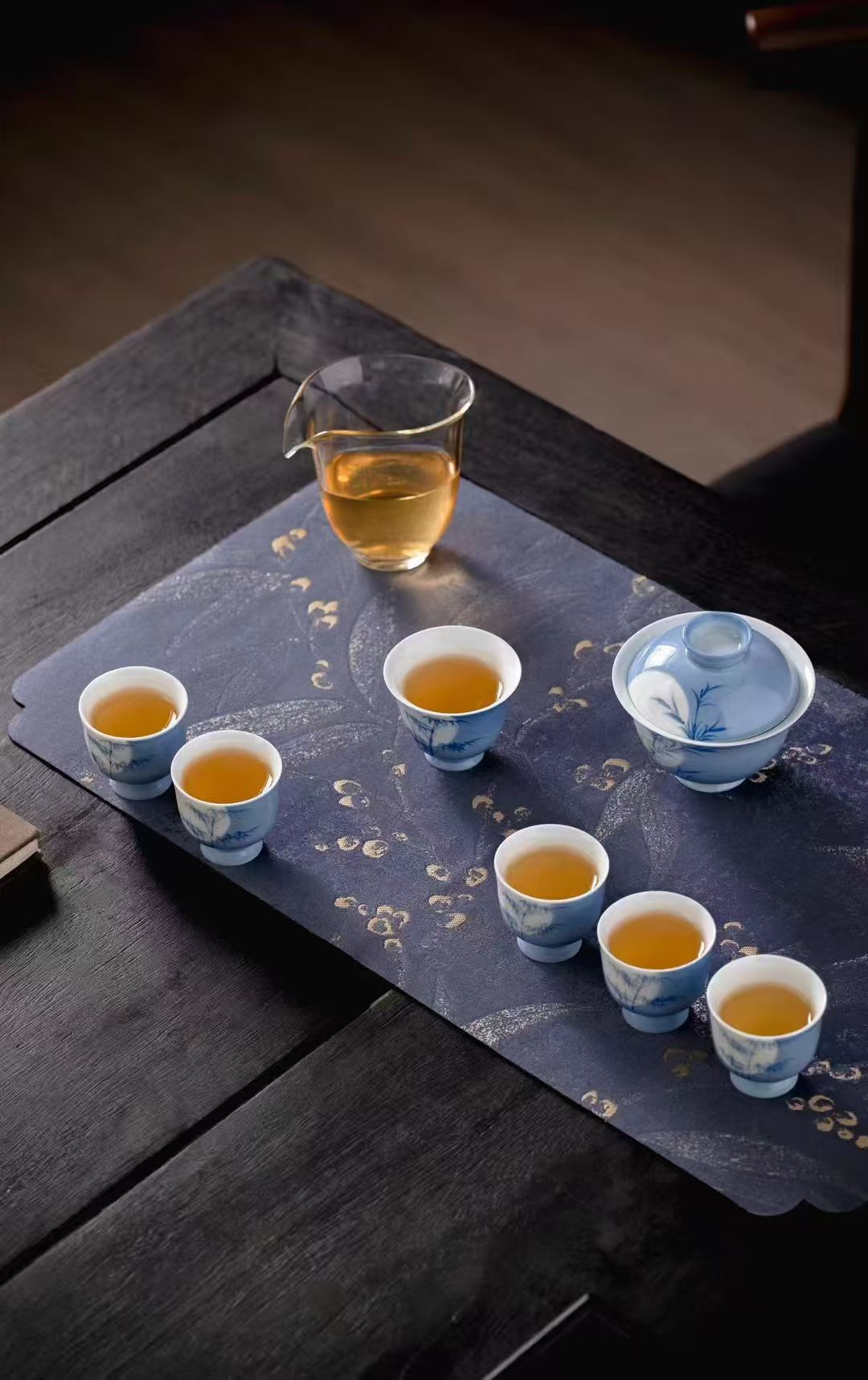 茶具/茶具套装/茶壶/套装五福茶具/高档茶具产品图