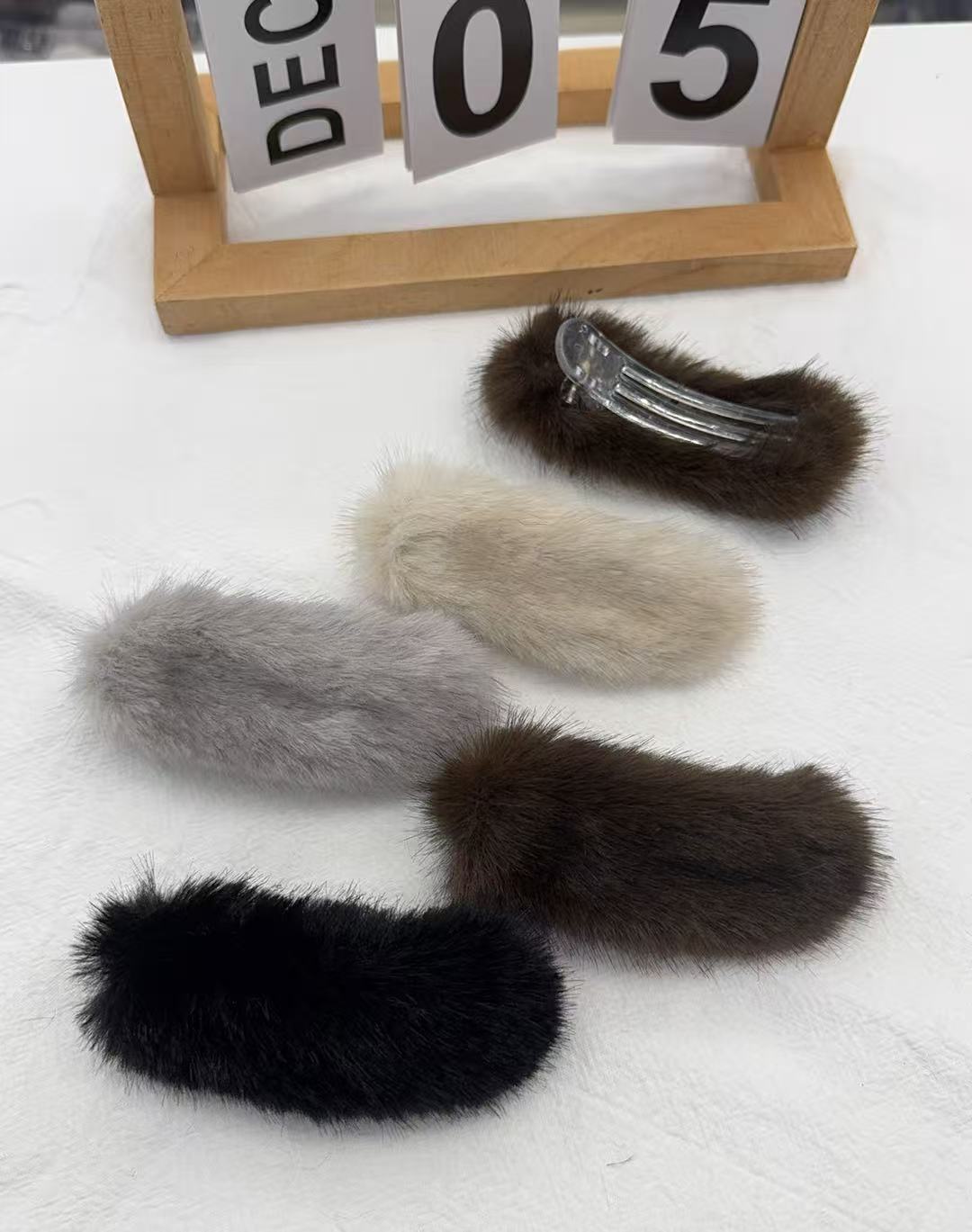 手工布艺山茶花发夹配件饰品配件发饰头饰发夹DIY材料布艺定型花片CCB装饰品