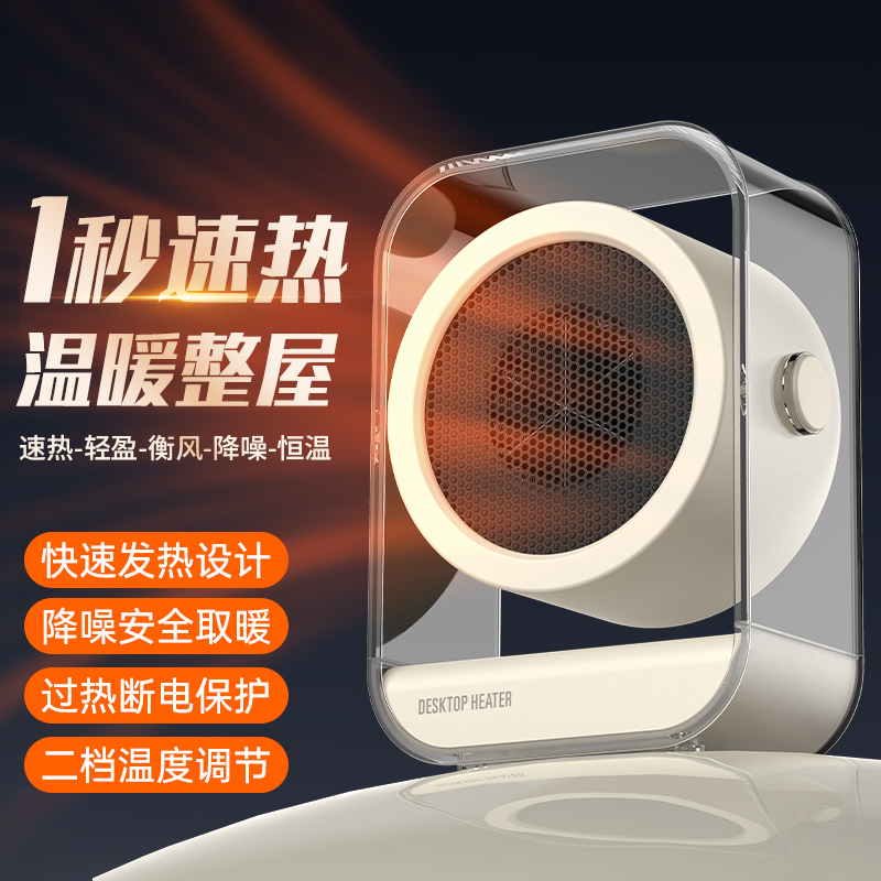 LKS-510 multi-functional warm air blower with two-speed adjustment, intelligent heating, desktop and bedroom heater, household small heating machine Application Scenario