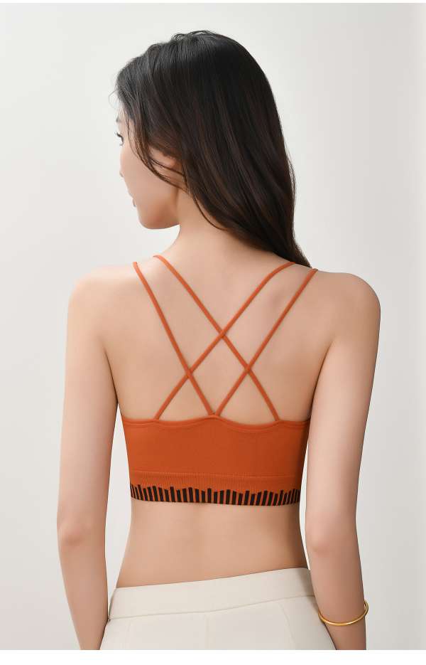 Sexy strapless and beautiful back lingerie bra undefined