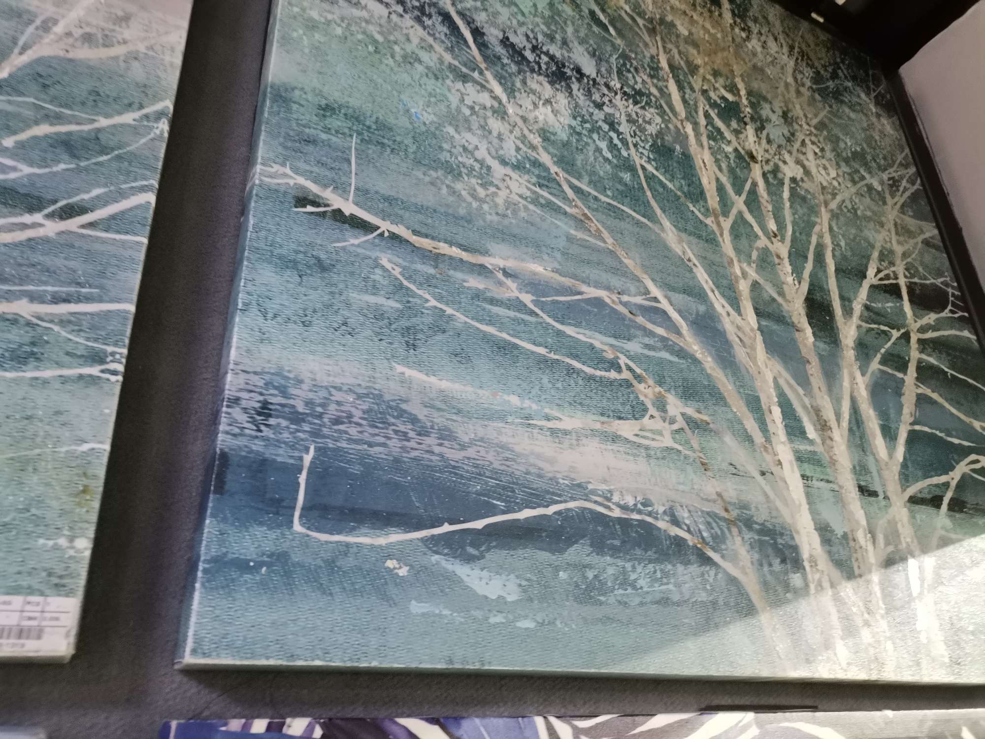 现代新中式装饰画油画居家酒店客厅装饰画10油画5959