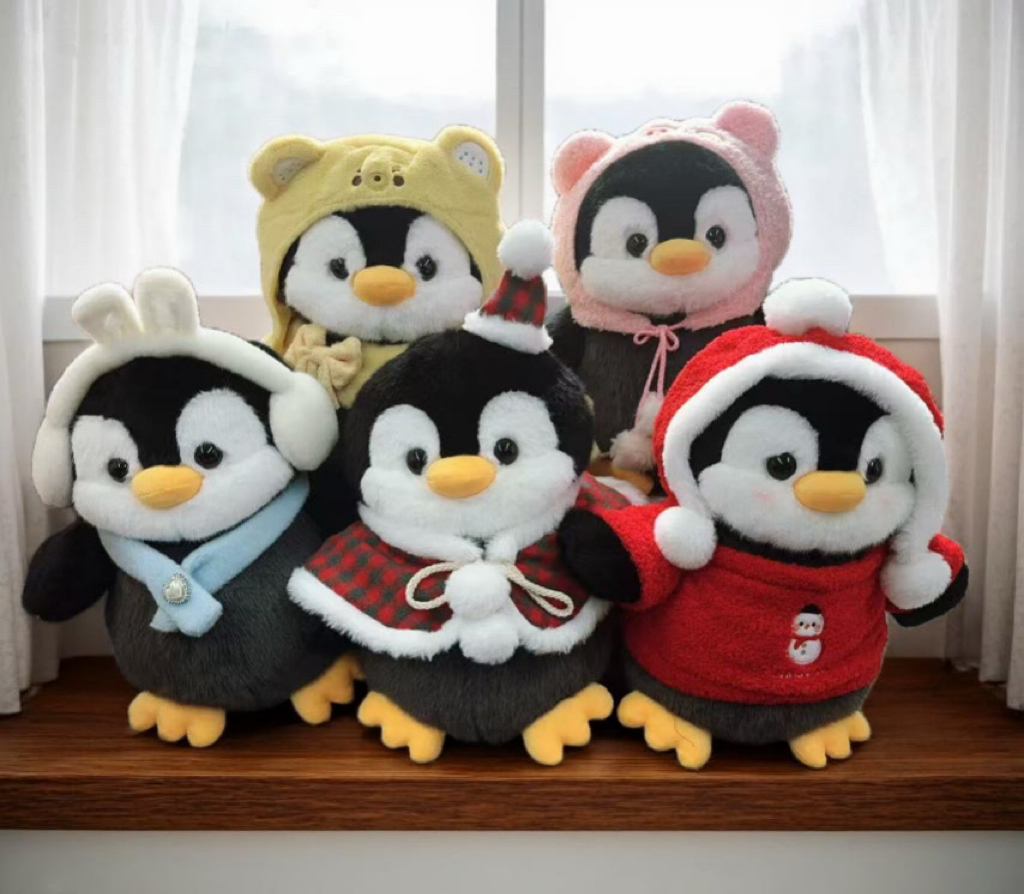 Plush toys, heart-hugging bears, plush toys, plush flower toys, earrings