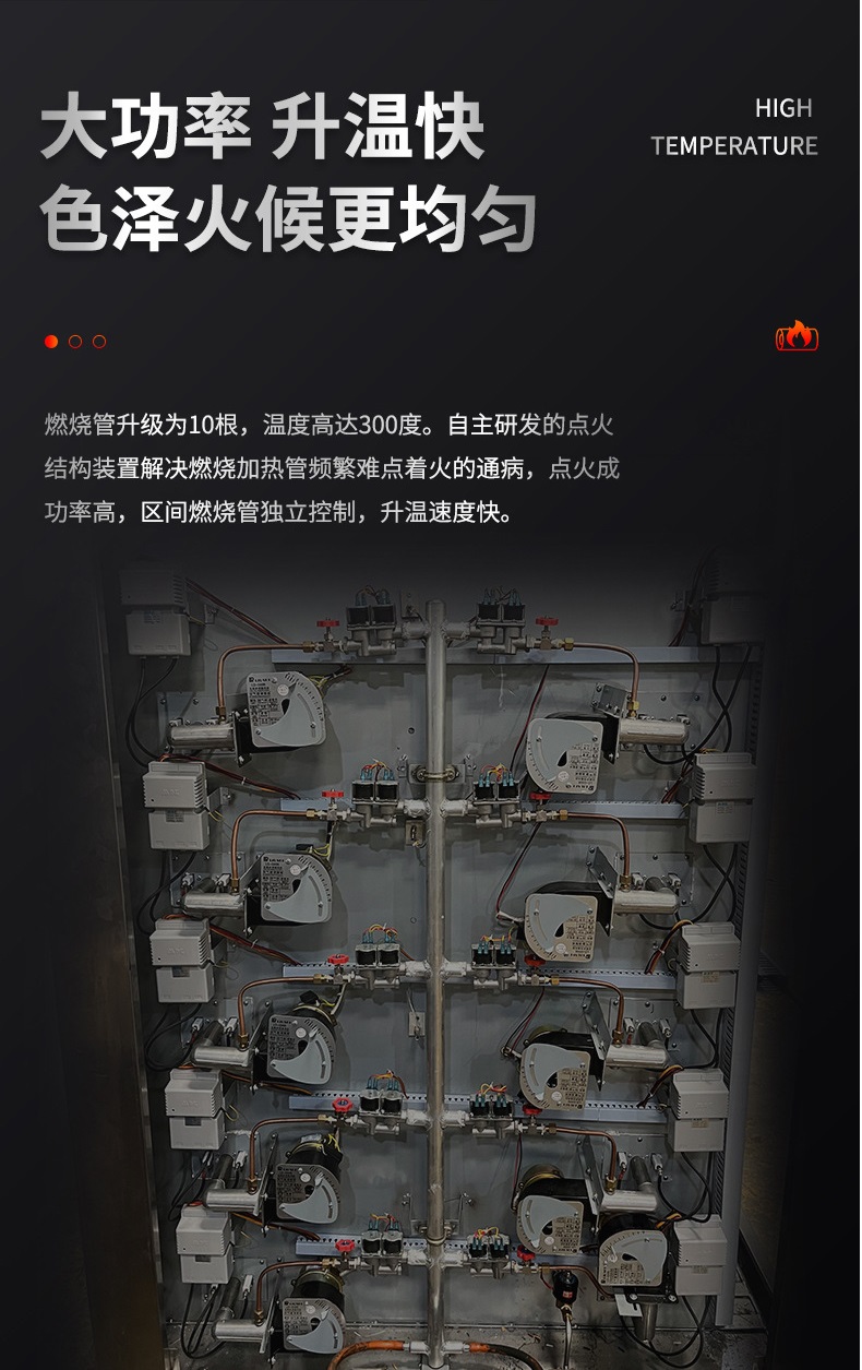 烤全猪炉大型商用燃气烧猪烧腊不锈钢烤架脆皮全自动广式烧猪炉详情3