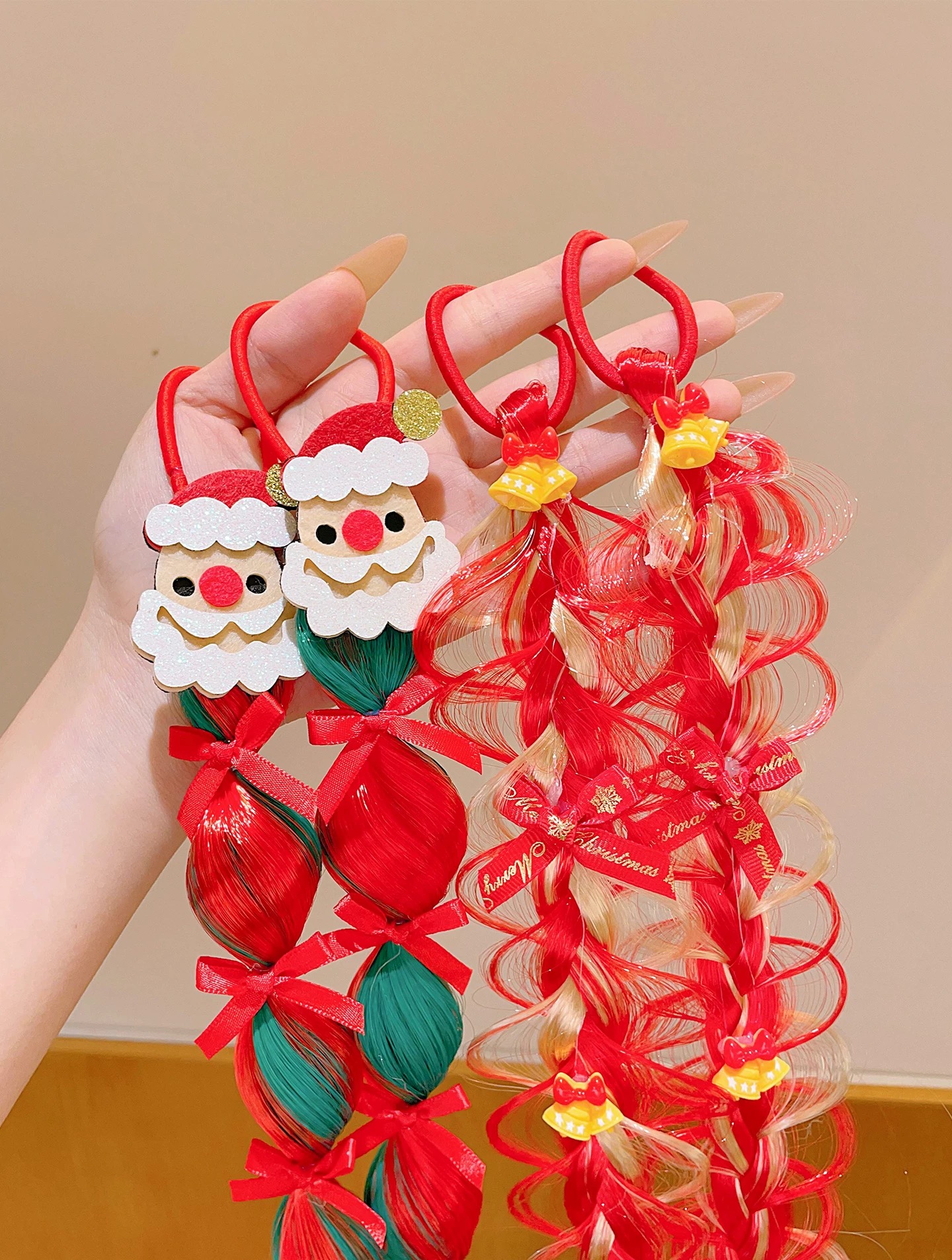 Cute children's hair bands, Christmas festival party hair clips, hair bands, fake hair bands, Christmas tree, Santa Claus hair bands, cute children's hair bands, Christmas festival party hair clips, hair bands, fake hair bands Specification image