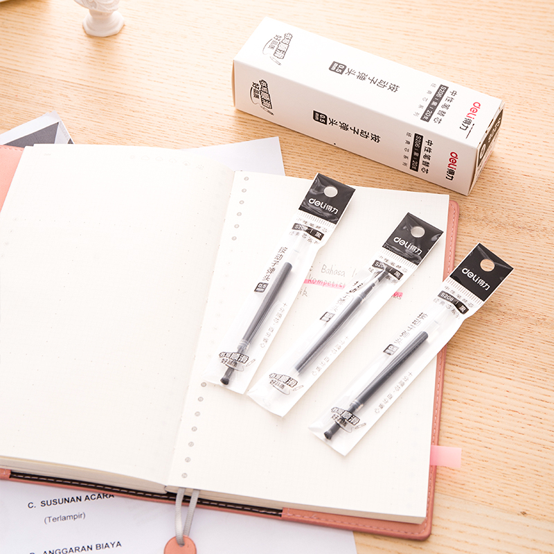 文具/热消笔/碳素笔/晨光笔芯/墨囊白底实物图