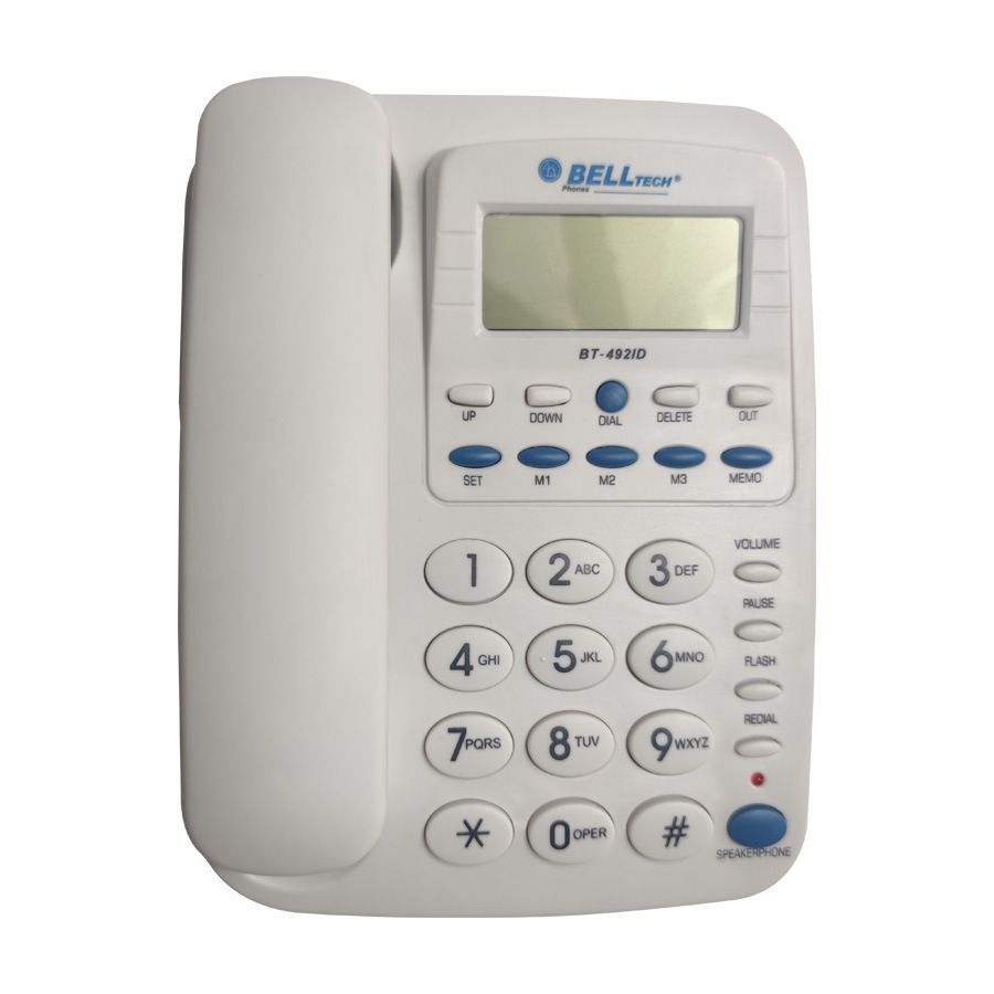 FY-492来电显示电话机 酒店电话机 家庭电话机 白色电话机 电话机