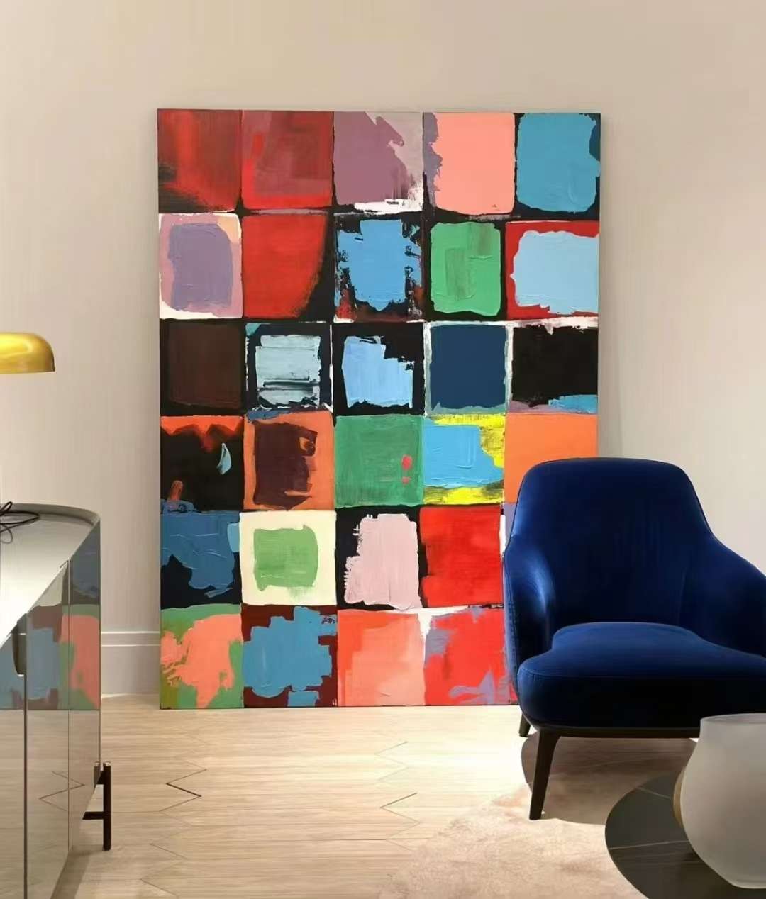 زيزيشينغ، رسم زيتية مجردة، لوحات فنية مجردة، لوحات فنية مجردة، رسم زيتية detail image 2