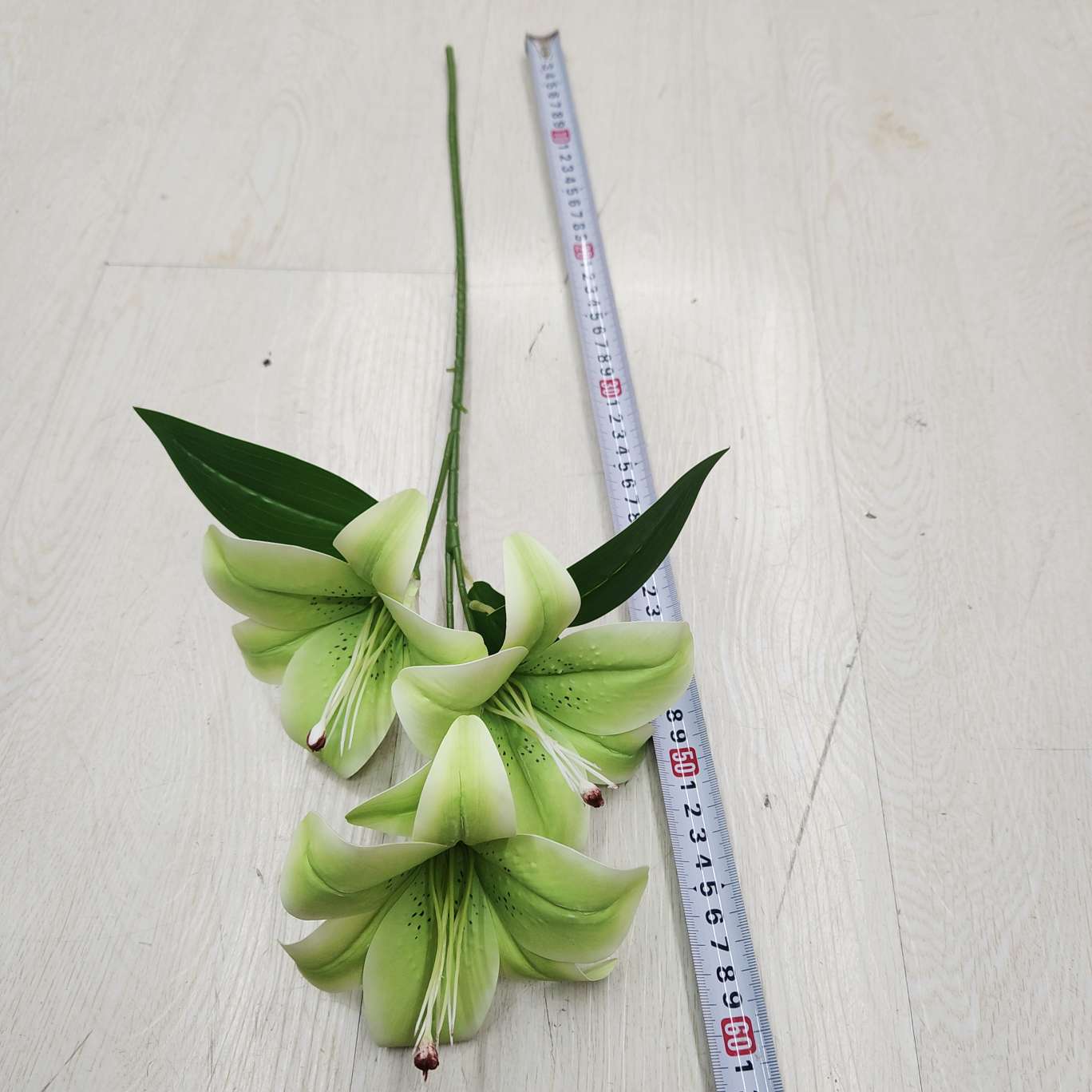 3头3D小百合办公文化仿真园艺花礼盒 毛线钩织簪花毛线花装饰品详情图11