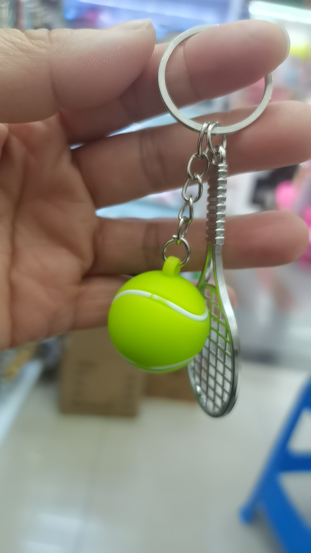 金饰品女款2024新款时尚镶嵌项链项坠首饰品礼物饰品配饰品网球钥匙扣