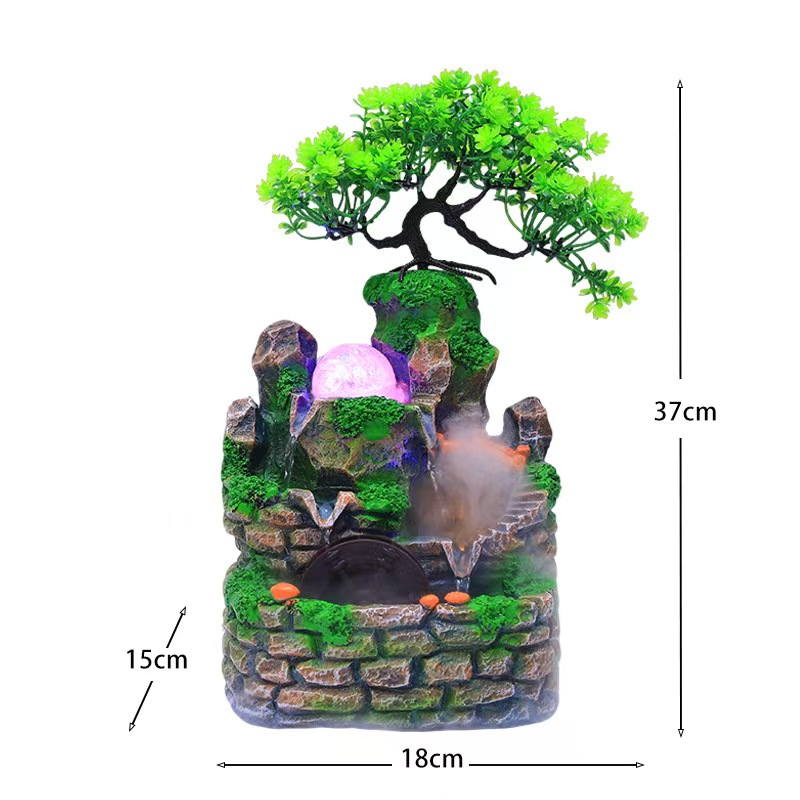 树脂流水/假山流水/摆件产品图