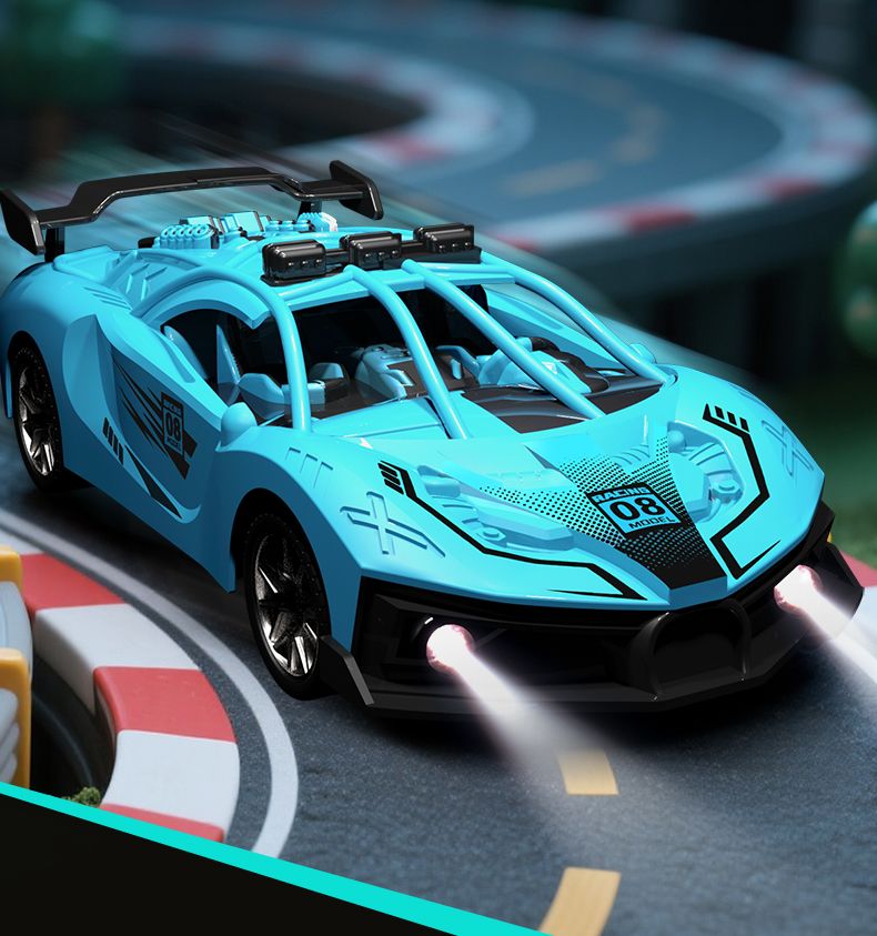Wholesale of rechargeable high-speed electric remote control cars, drifting sports cars, four-way racing cars, children's and boys' toy cars, and export for foreign trade detail image 4