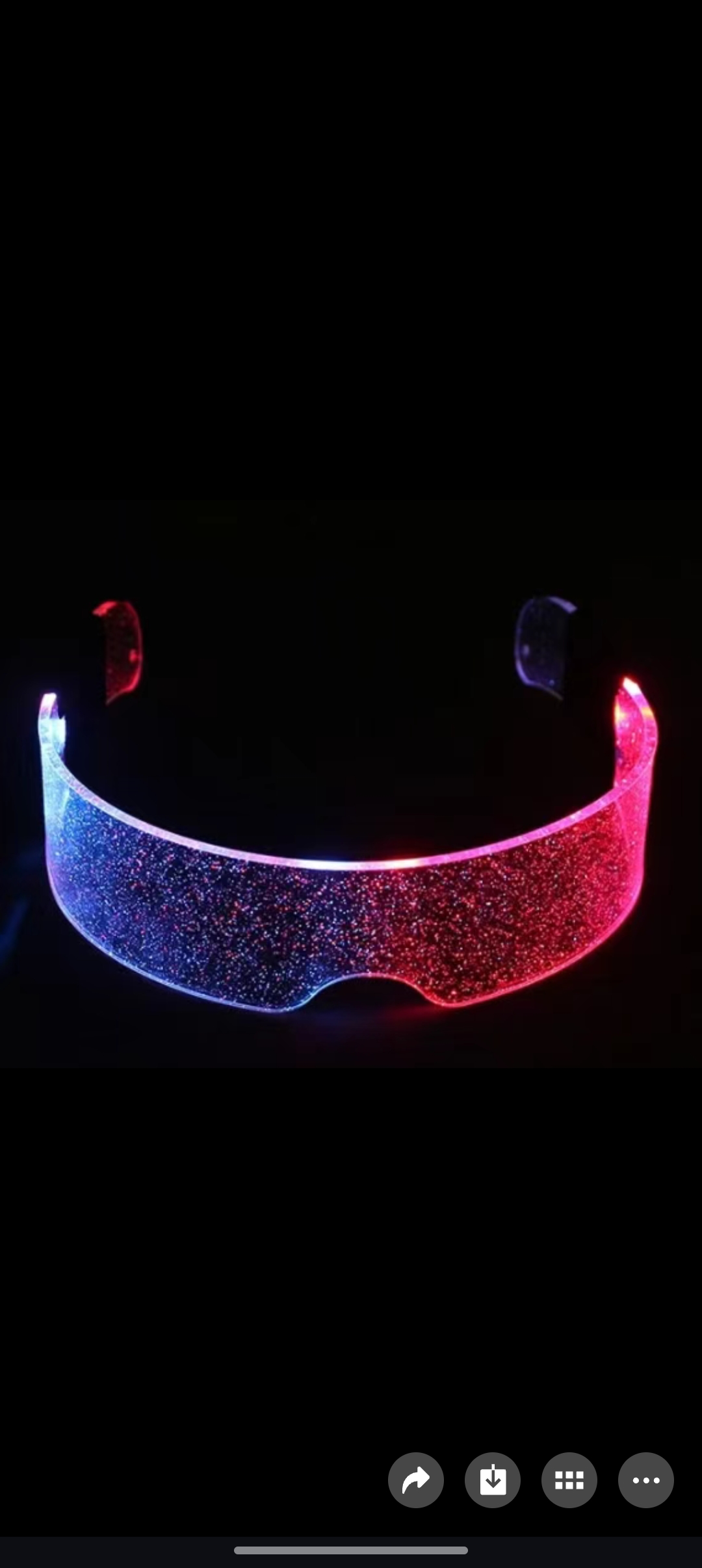 发光亚克力科技眼镜玩具