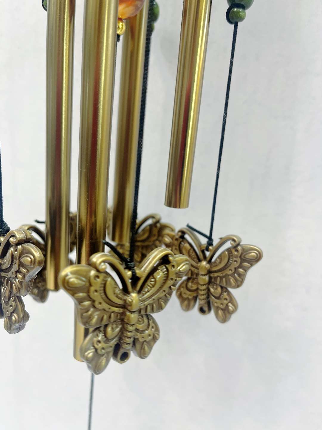 Wooden wind chimes, butterfly wind chimes, outdoor and balcony decorative hangers detail image 3
