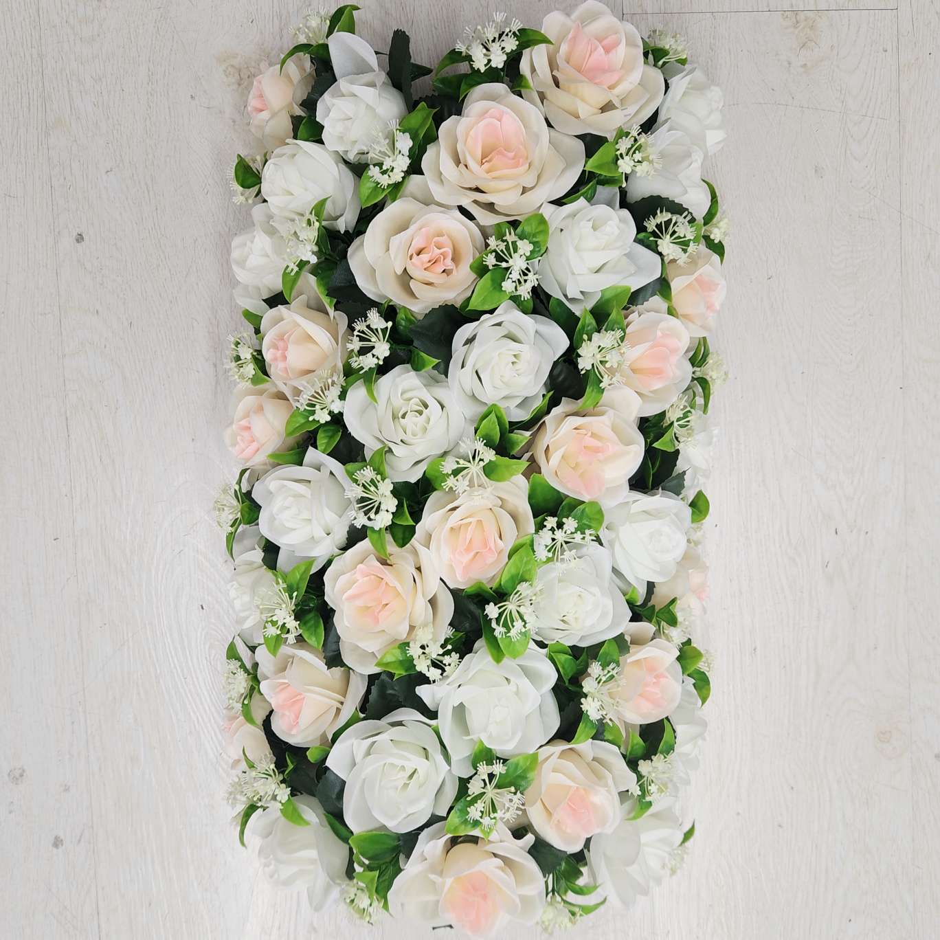 大弯形拱门花排包柱子办公仿真园艺玫瑰花杆火把狂欢夜导具电镀玫瑰钩织花束装饰品详情图8