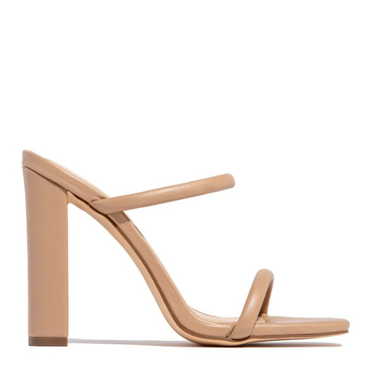 2021 Summer new cross-border plus-size one-piece women's high heels, European and American export plus-size thick-heel exposed toe pattern heels Item Picture