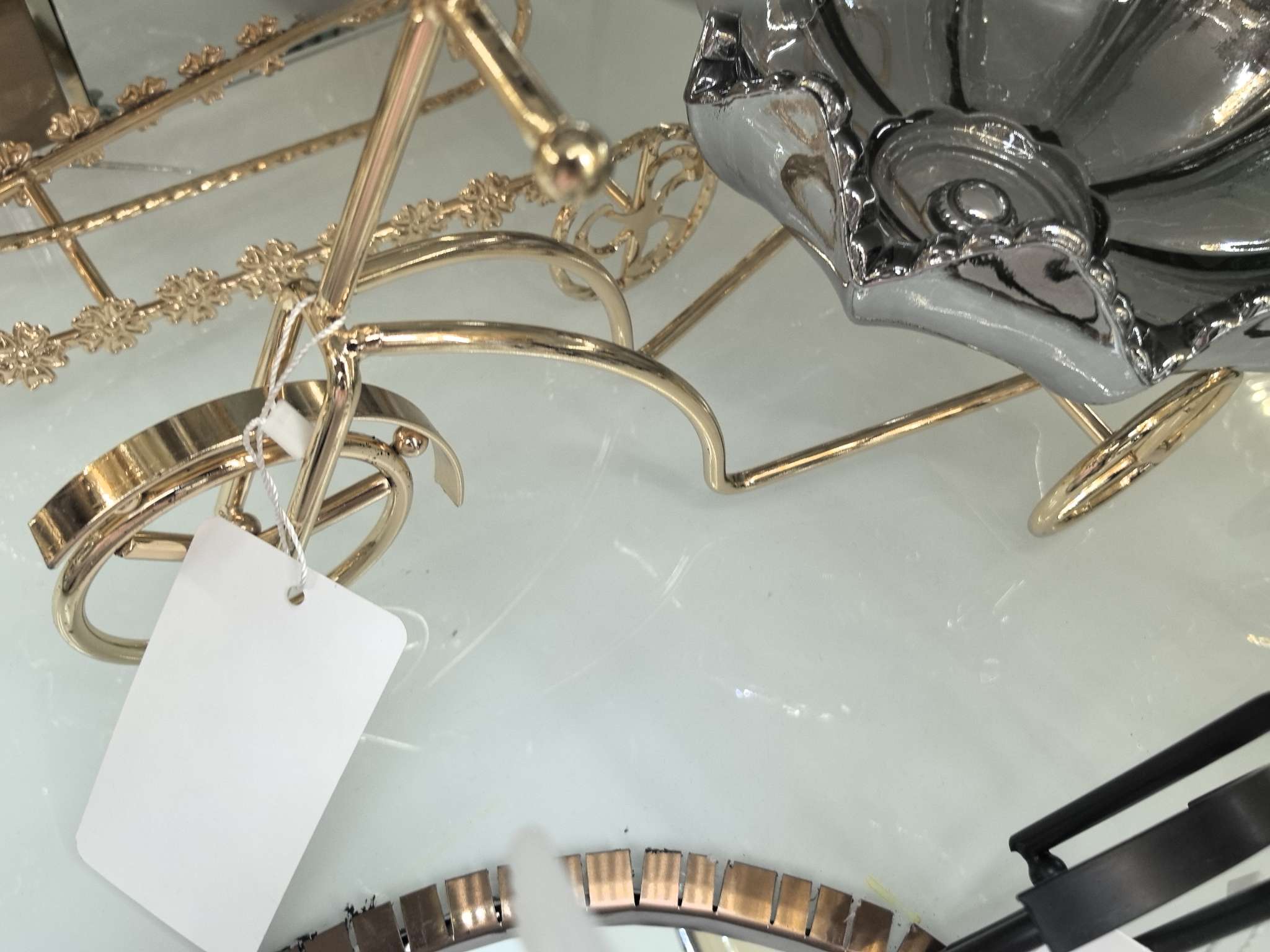 精美玻璃工艺品礼品 自行车架子果盘，可以放糖果，水果，好看实用高端，物美价廉详情图9