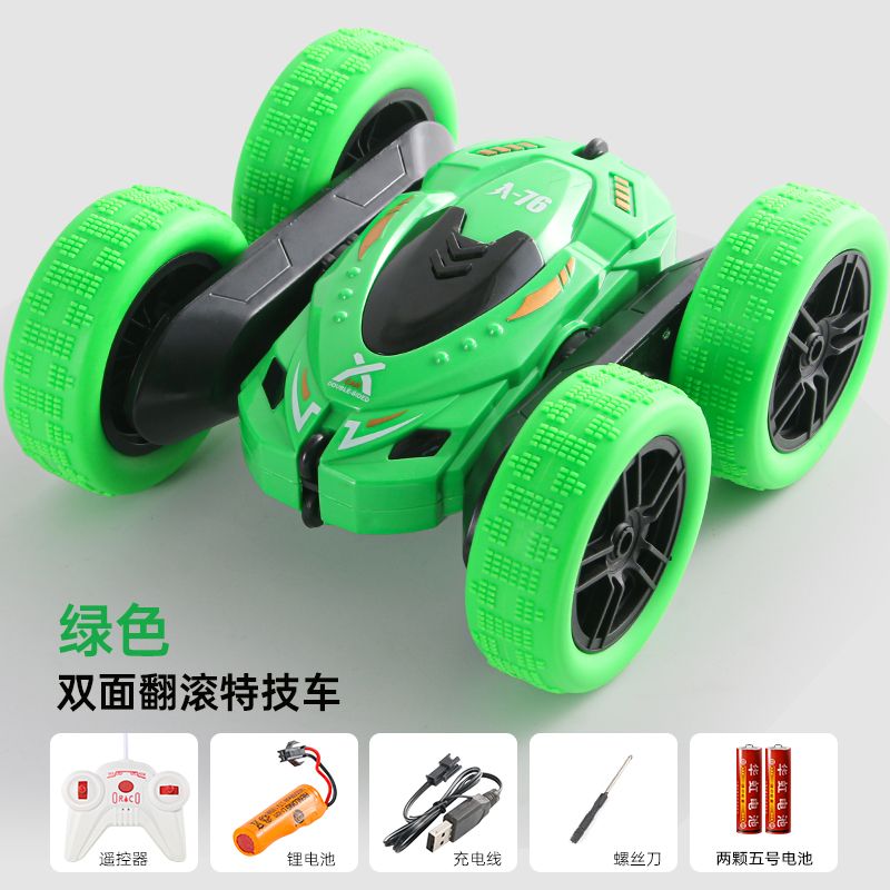 I wish to export and wholesale of toy remote control double-sided stunt cars, rolling cars, four-wheel drive children's toy cars, rechargeable toys for foreign trade detail image 11