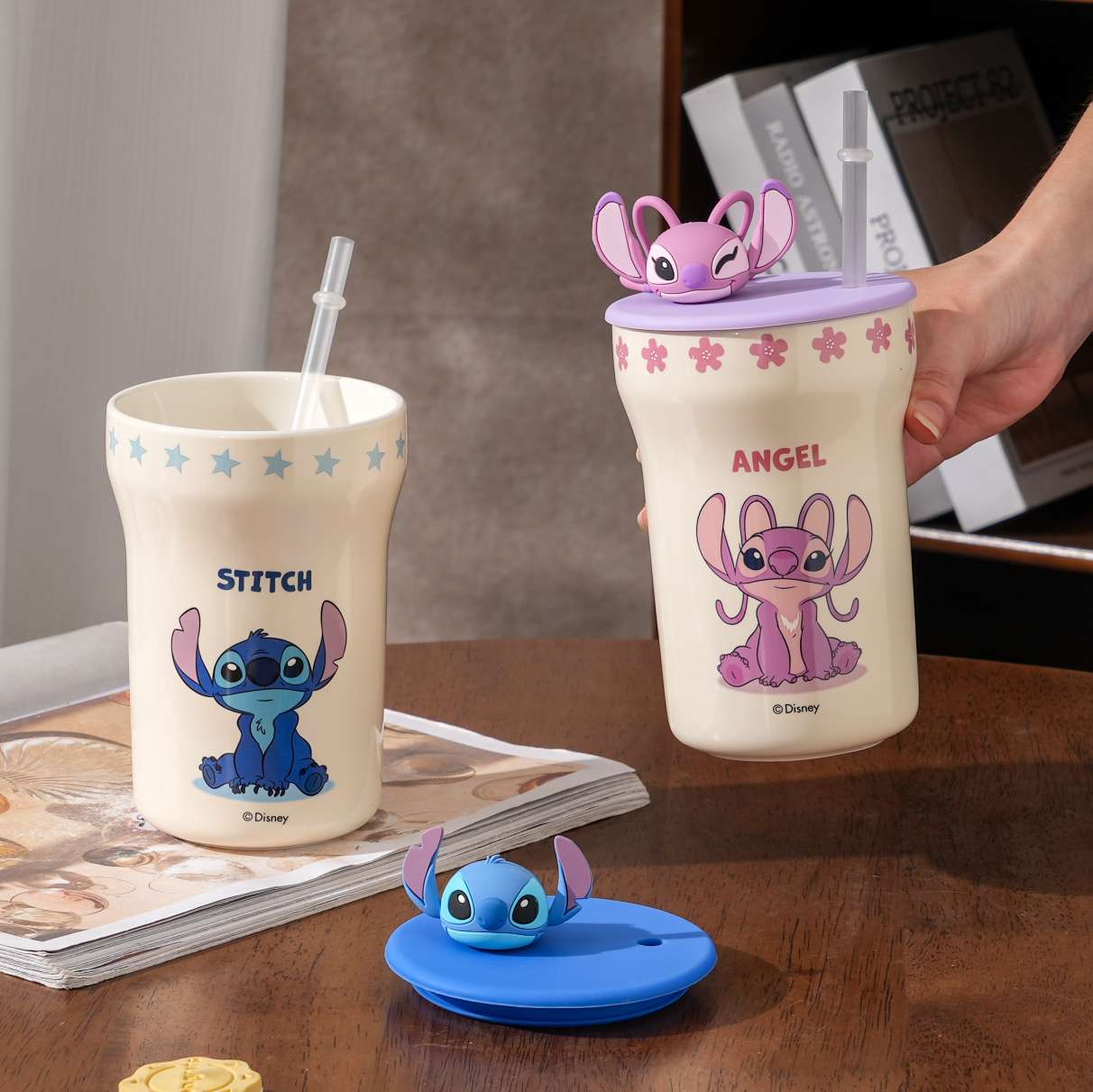 Christmas ceramic cups, personalized coffee and water cups, insulated daily necessities, creative ceramic cups, gift sets Item Picture