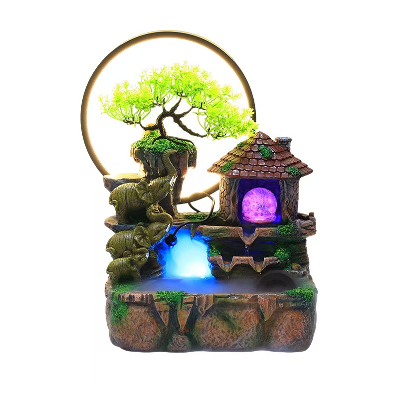 创意木质摆件/微景观/花园用布置品/塑料摆件动物/猫头鹰产品图