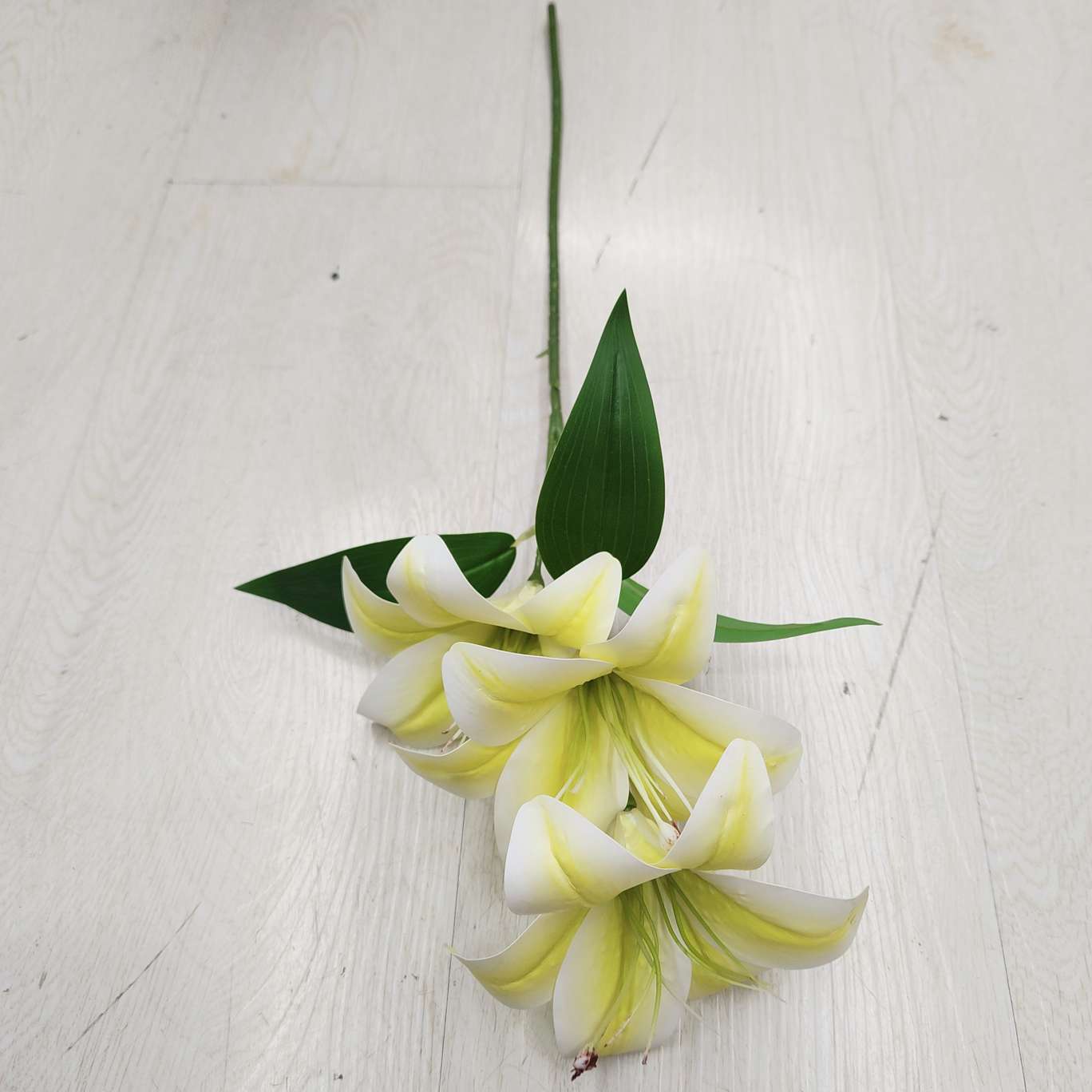 3头3D小百合办公文化仿真园艺花礼盒 毛线钩织簪花毛线花装饰品详情图6