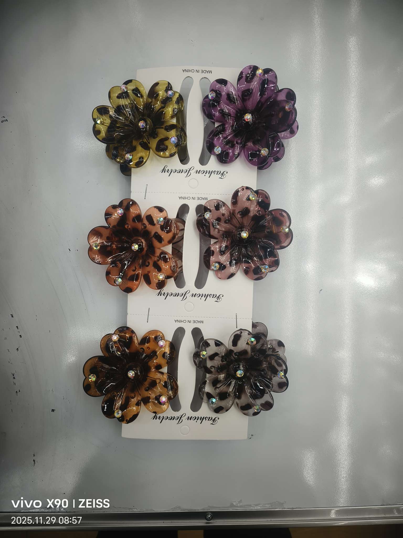 儿童发夹新年红色鲨鱼夹鸭嘴夹发饰头饰可爱发夹发饰品