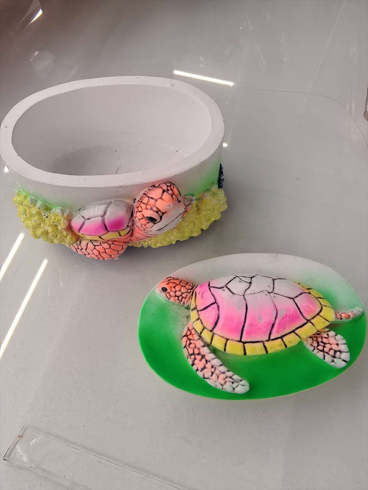 Craft resin ornaments, festive home decoration, trendy blind box gifts, car ornaments, creative collection detail image 2